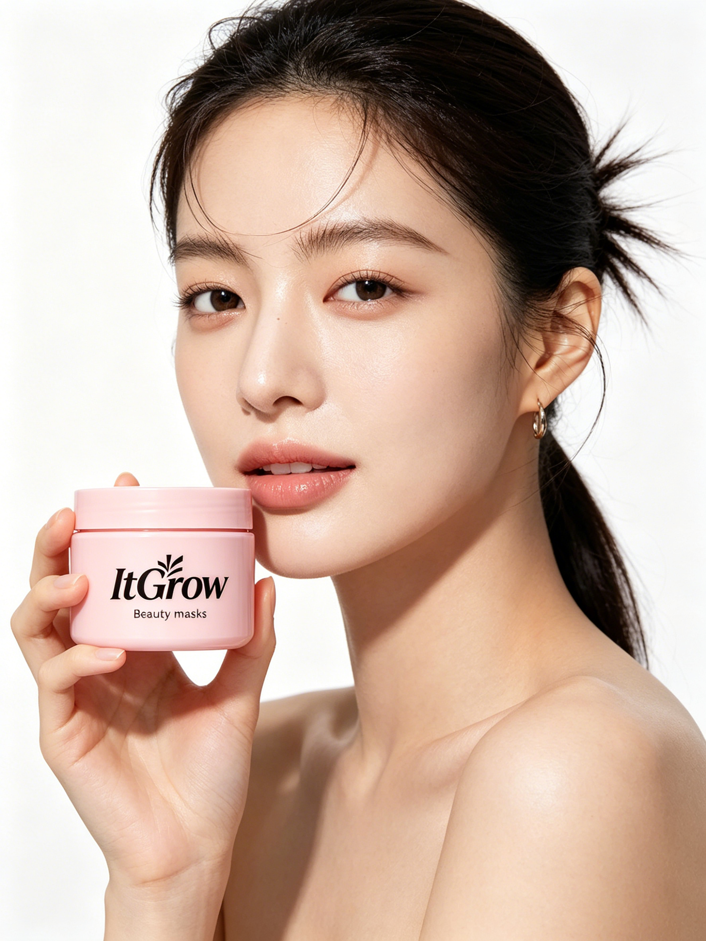 ItGrow Glow Boost Beauty Mask, Rich Cream Facial Mask for Dry Mature Skin, Deep Hydration Anti-Aging Mask, Boost Elasticity & Fade Dullness, Nourishing At-Home Spa Treatment for All Skin Types