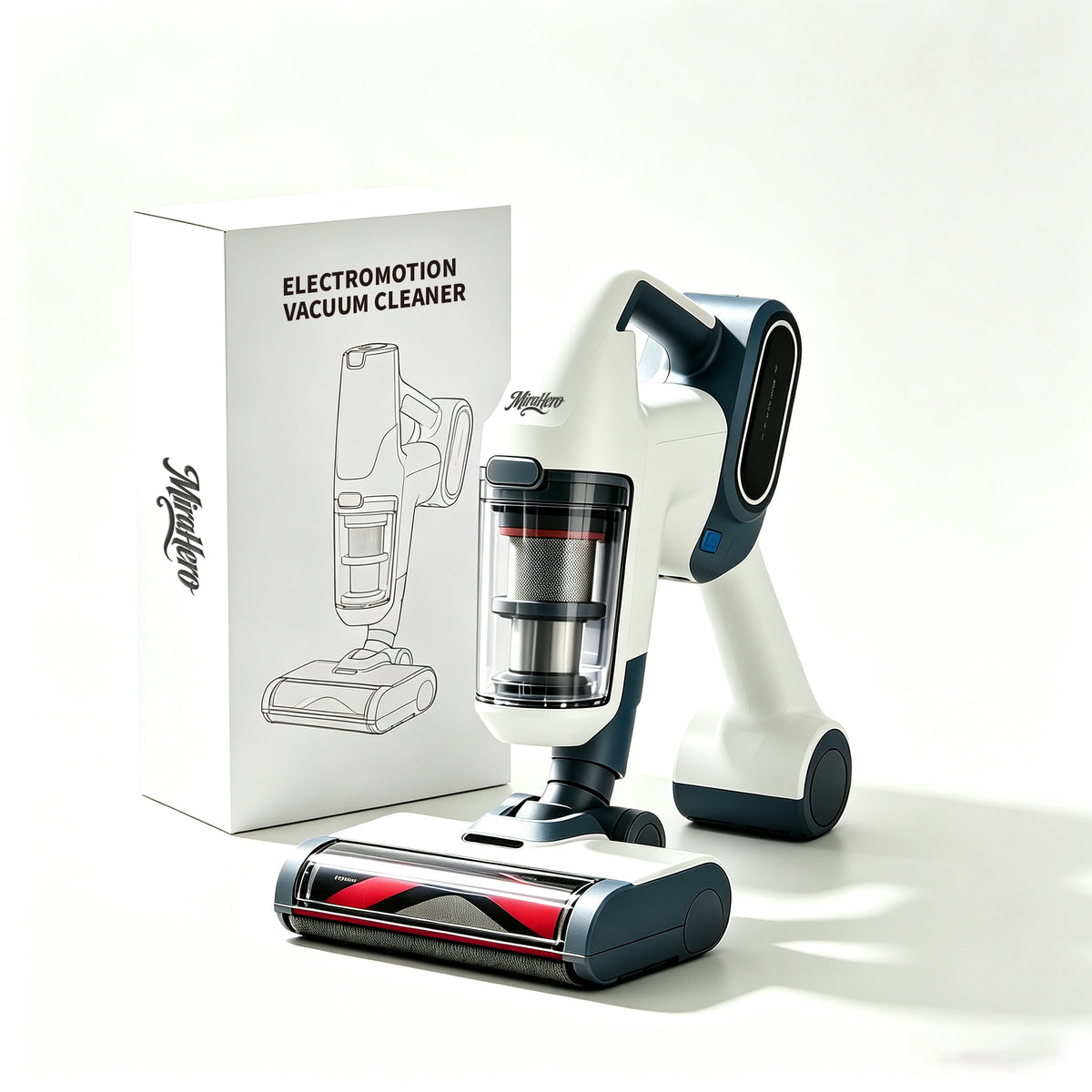 MiraHero Cordless Stick Vacuum Cleaner, Rechargeable Handheld Vacuum with Powerful Suction, Lightweight Floor Cleaning Vacuum for Home Hard Floor Carpet Pet Hair