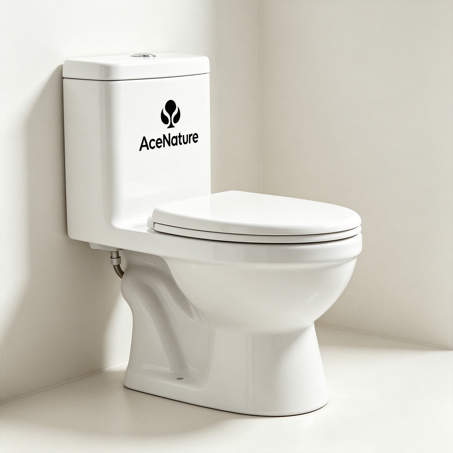AceNature Comfort Height One Piece Toilet, Dual Flush Water Saving Ceramic Toilet with Soft Close Seat for Residential Bathroom