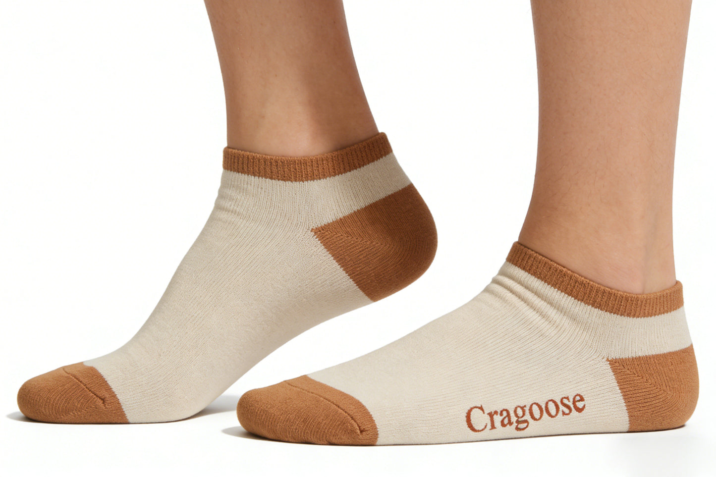 【Cragoose Two-Tone Ankle Socks】—— Comfort & Style for Everyday Wear