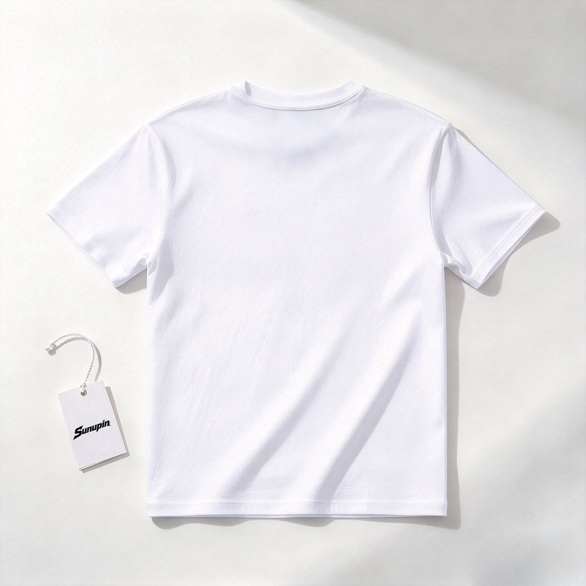 Sunupin Classic Crew Neck Plain Short Sleeve T-Shirt, Premium Soft Cotton Basic Tee for Men Casual Daily Wear