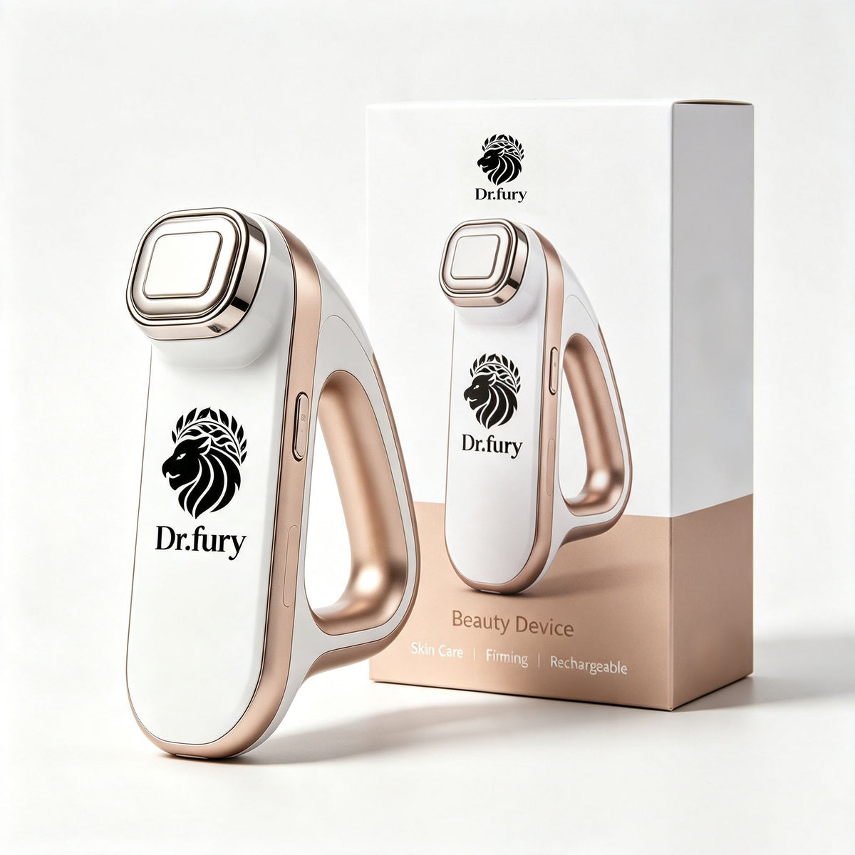 Dr.fury Hand‑Held Facial Skin‑Tightening Beauty Device, Rechargeable Home‑Use Skin Care Machine for Anti‑Aging, Lifting and Smoothing Fine Lines