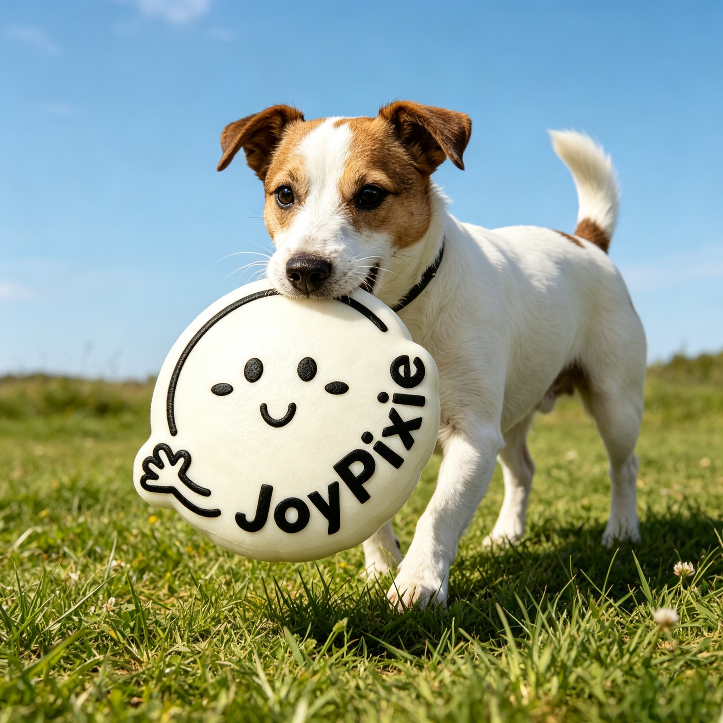 JoyPixie Cute Cloud Squeaky Dog Toy, Durable Interactive Plush Chew Toy for Small & Medium Dogs, Puppy Teething Toy for Fetch, Tug & Boredom Relief