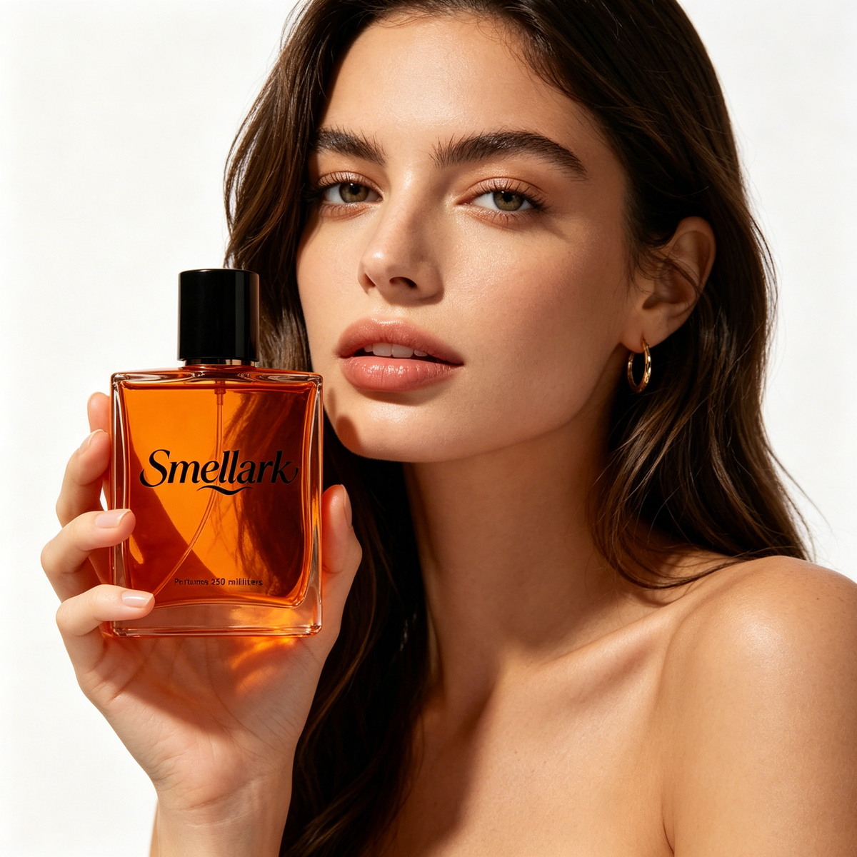 Smellark Eau de Parfum for Men & Women, Long Lasting Fragrance Perfume, Warm Orange Woody Scent, Luxury Square Glass Bottle Perfume for Daily Dating Travel
