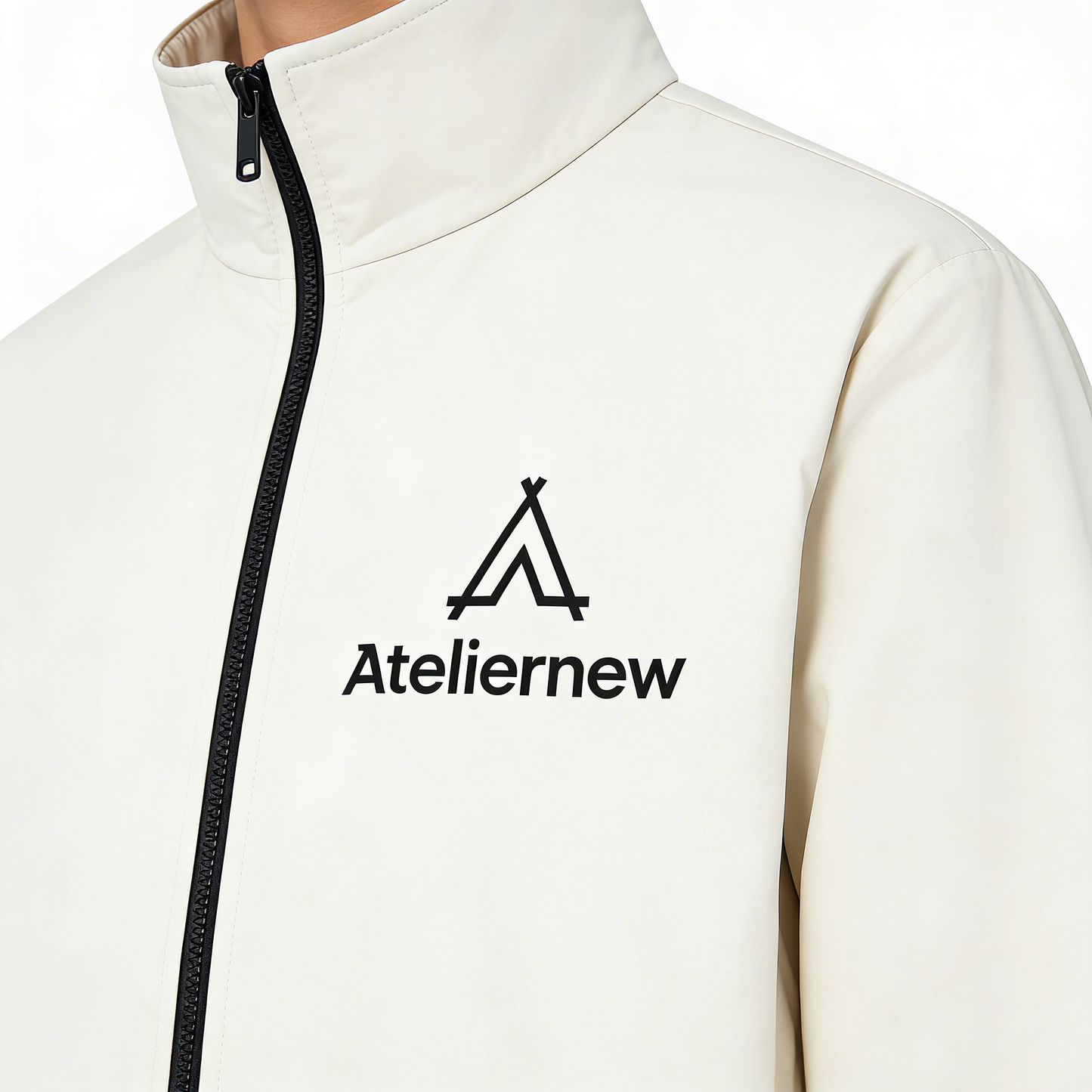 【Ateliernew Stand Collar Zip-up Jacket】—— Versatile & Functional Casual Outerwear