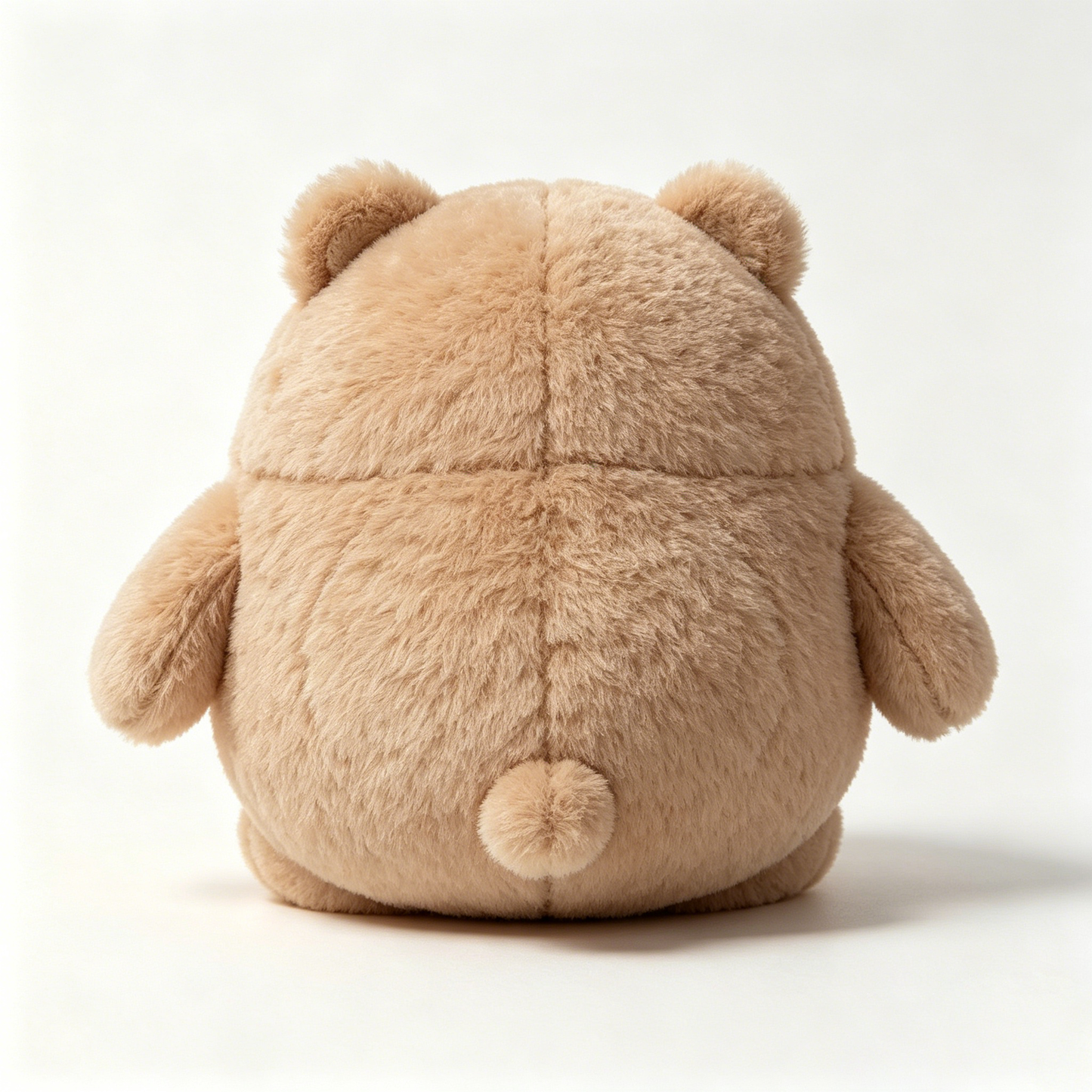 Mindsuper Round Chubby Bear Plush Stuffed Animal, Soft Fluffy Kawaii Teddy Bear Plushie, Cute Brown Bear Plush Toy Pillow for Bedroom Decor, Perfect Gift for Kids Girls Teens Birthday Christmas Valentine’s Day
