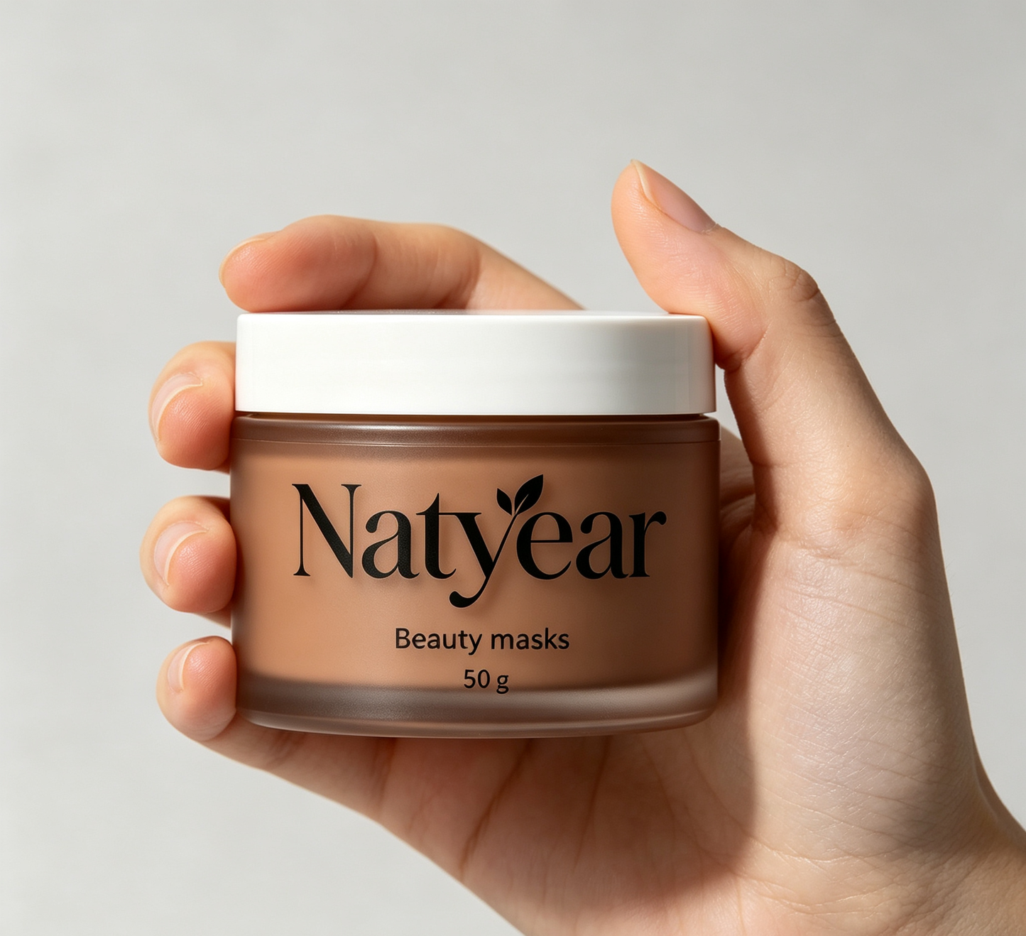 Natyear Deep Cleansing Clay Beauty Mask, Pore Minimizing Oil Control Detox Face Mask, Smooth Brighten Skin Mask for Oily Combination Skin