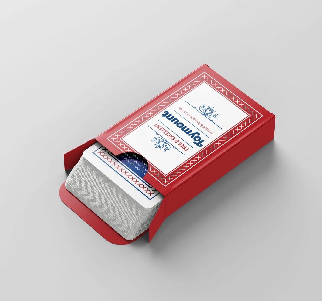 Toymount Standard Playing Cards, Classic Poker Cards for Card Games, Family Game Night, Party and Magic Tricks
