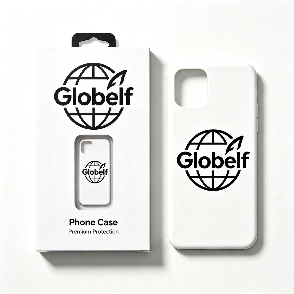 Globelf Durable Lightweight Phone Case, Full‑Edge Protection Anti‑Fingerprint Smartphone Protector Cover