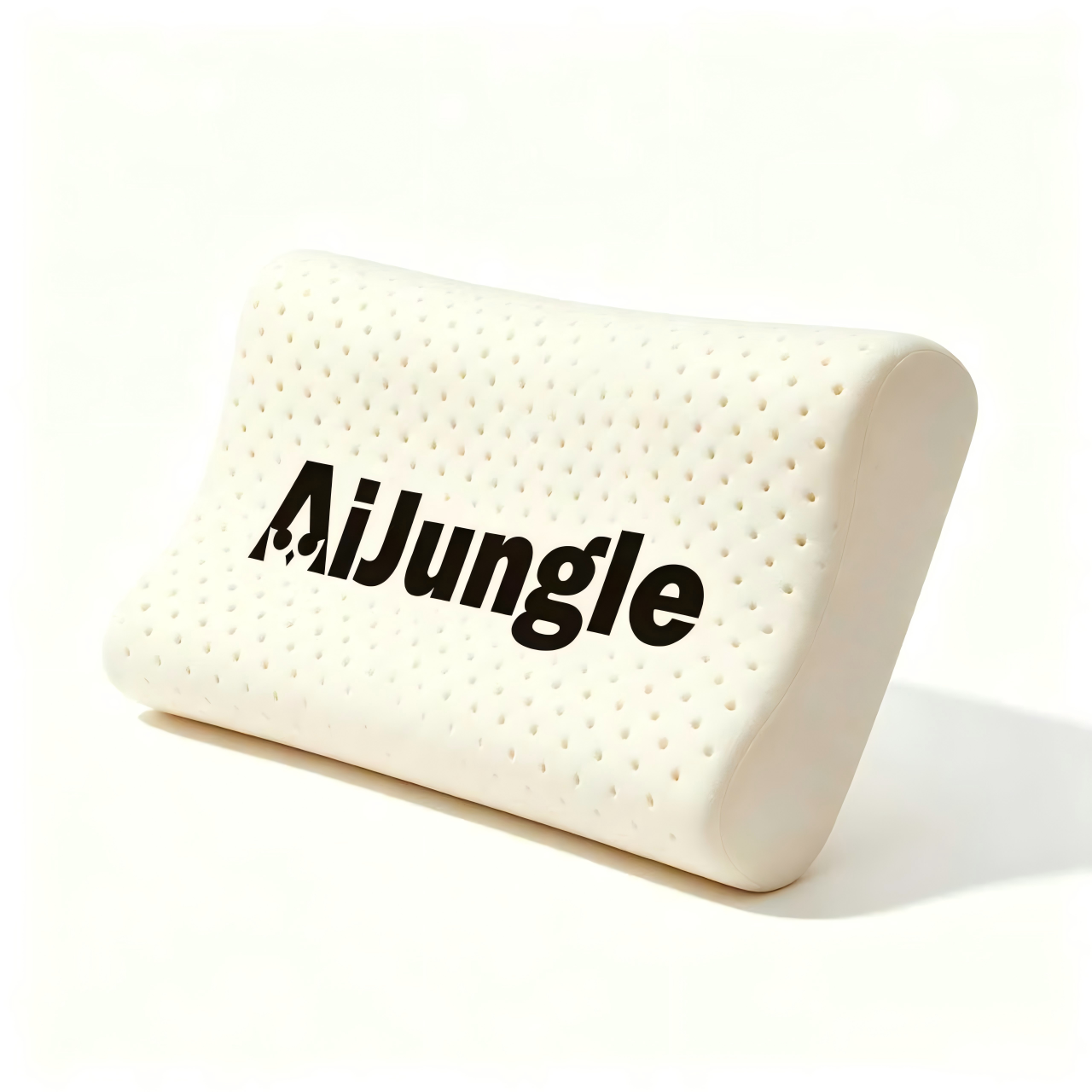 AiJungle Memory Foam Pillow for Neck Pain Relief, Contour Support Pillow with Breathable Ventilation Holes for Side/Back/Stomach Sleepers, Ergonomic Orthopedic Pillow for All Night Comfort