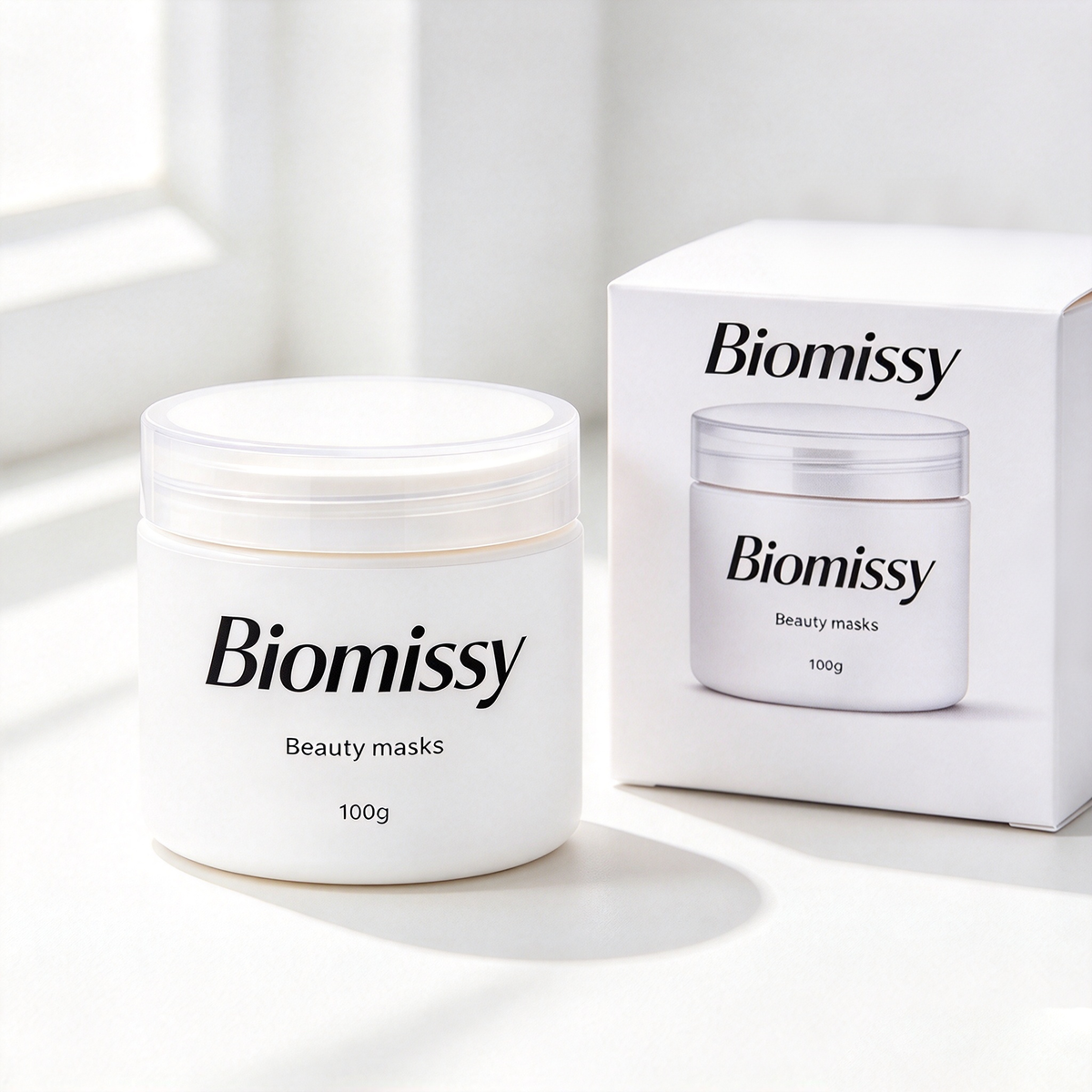 Biomissy Beauty Mask 100g, Hydrating Nourishing Facial Mask, Smoothing Moisturizing Skin Care Mask for Daily Facial Skin Treatment