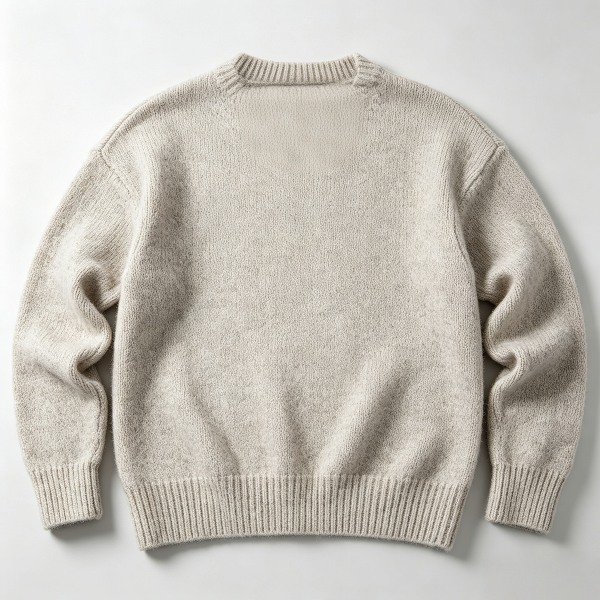 Whirlove Soft Knit Pullover Sweater, Relaxed‑Fit Crewneck Long Sleeve Casual Warm Sweat Jumper for Daily Wear