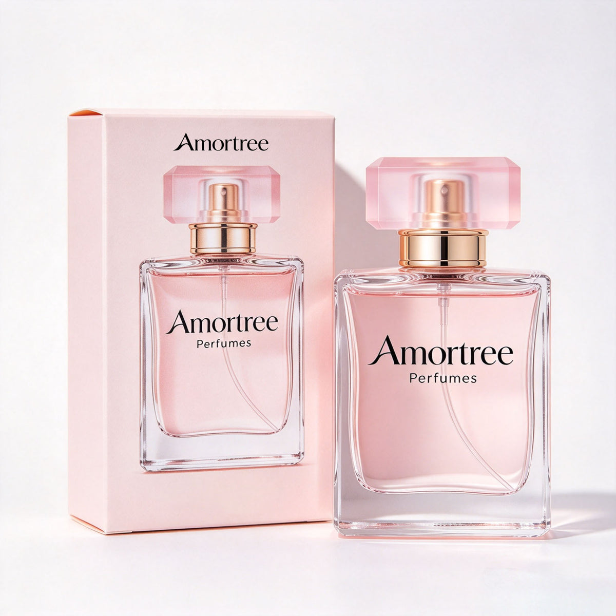 Amortree Women's Eau de Parfum, Elegant Floral Fruity Scent Long Lasting Perfume for Ladies, Luxury Glass Bottle Perfume with Gift Box
