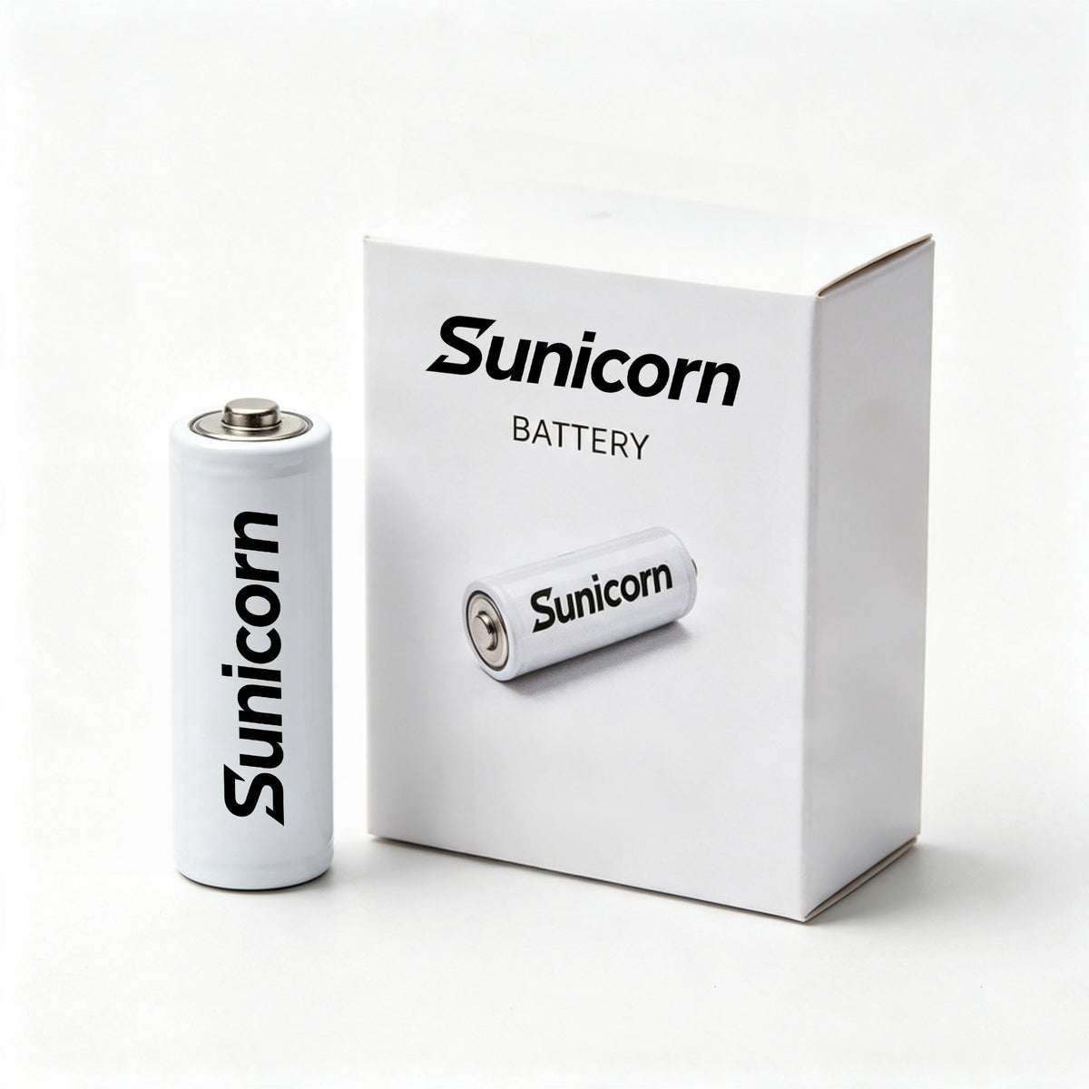 Sunicorn Rechargeable Batteries, 8‑Pack High Capacity Long Lasting Cylindrical Battery for Household & Electronic Devices