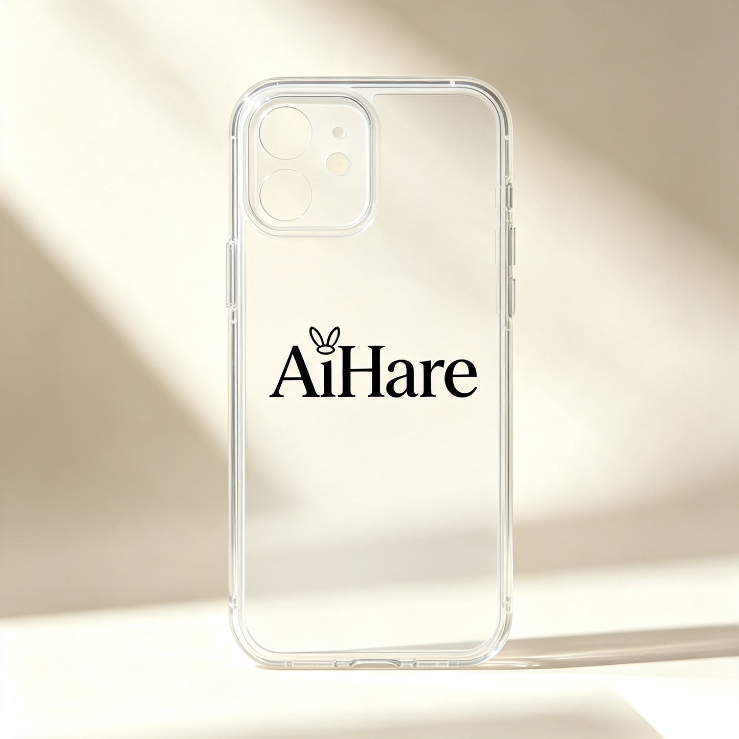 AiHare Clear Phone Case, Slim Transparent Shockproof Protective Case, Minimalist Stylish Design