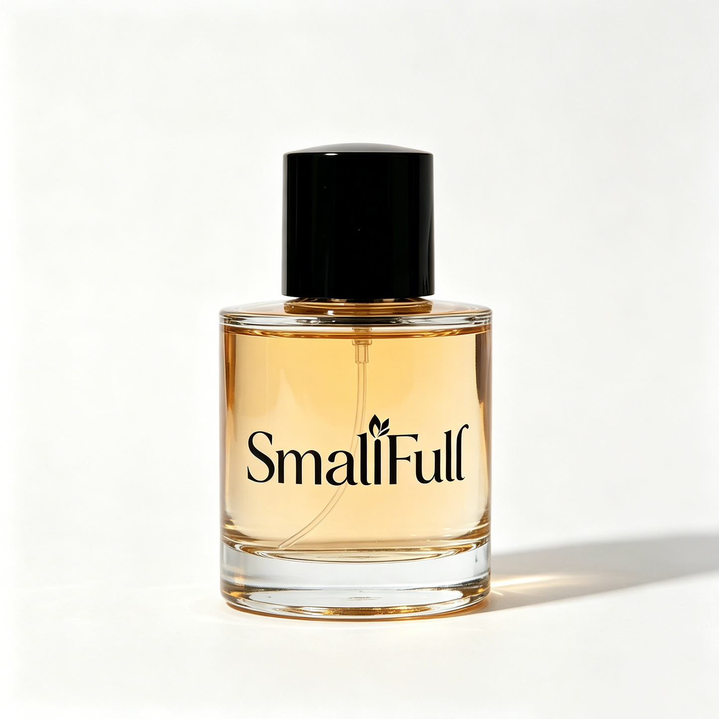 SmallFull Eau de Toilette Perfume for Women, Long Lasting Warm Golden Fragrance, Elegant Clear Glass Bottle, Portable Daily Scent for Date Work Travel