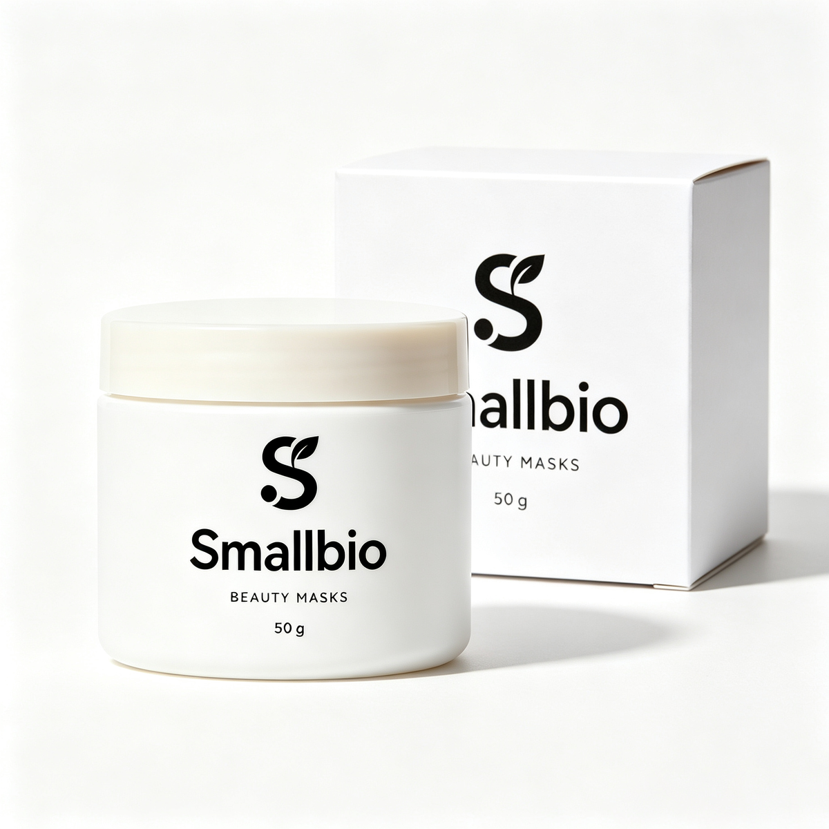 Smallbio Beauty Mask, Hydrating Facial Mask, Nourishing & Soothing Cream Mask for Dry & Sensitive Skin