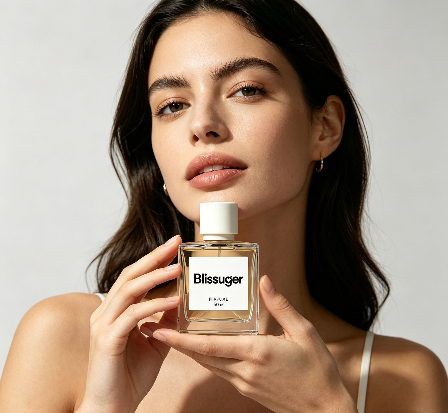 Blissuger Minimalist Square Bottle Women Perfume, Light Daily Wear Fragrance Long Lasting Subtle Scent for Office & Dating