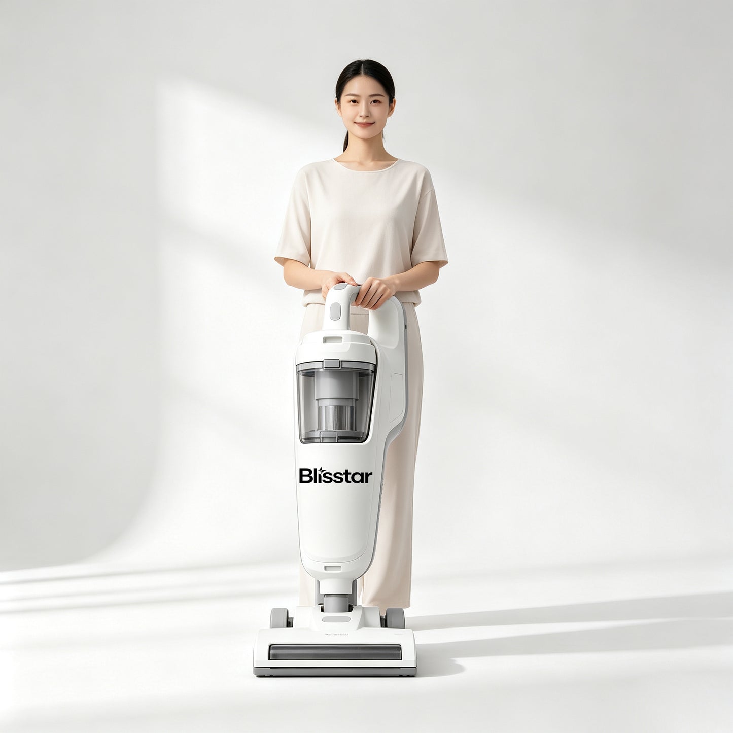 Blisstar Upright Corded Vacuum Cleaner, Powerful Suction Lightweight Stick Vacuum for Hardwood Floors, Carpet, Pet Hair, Easy to Empty Dust Cup
