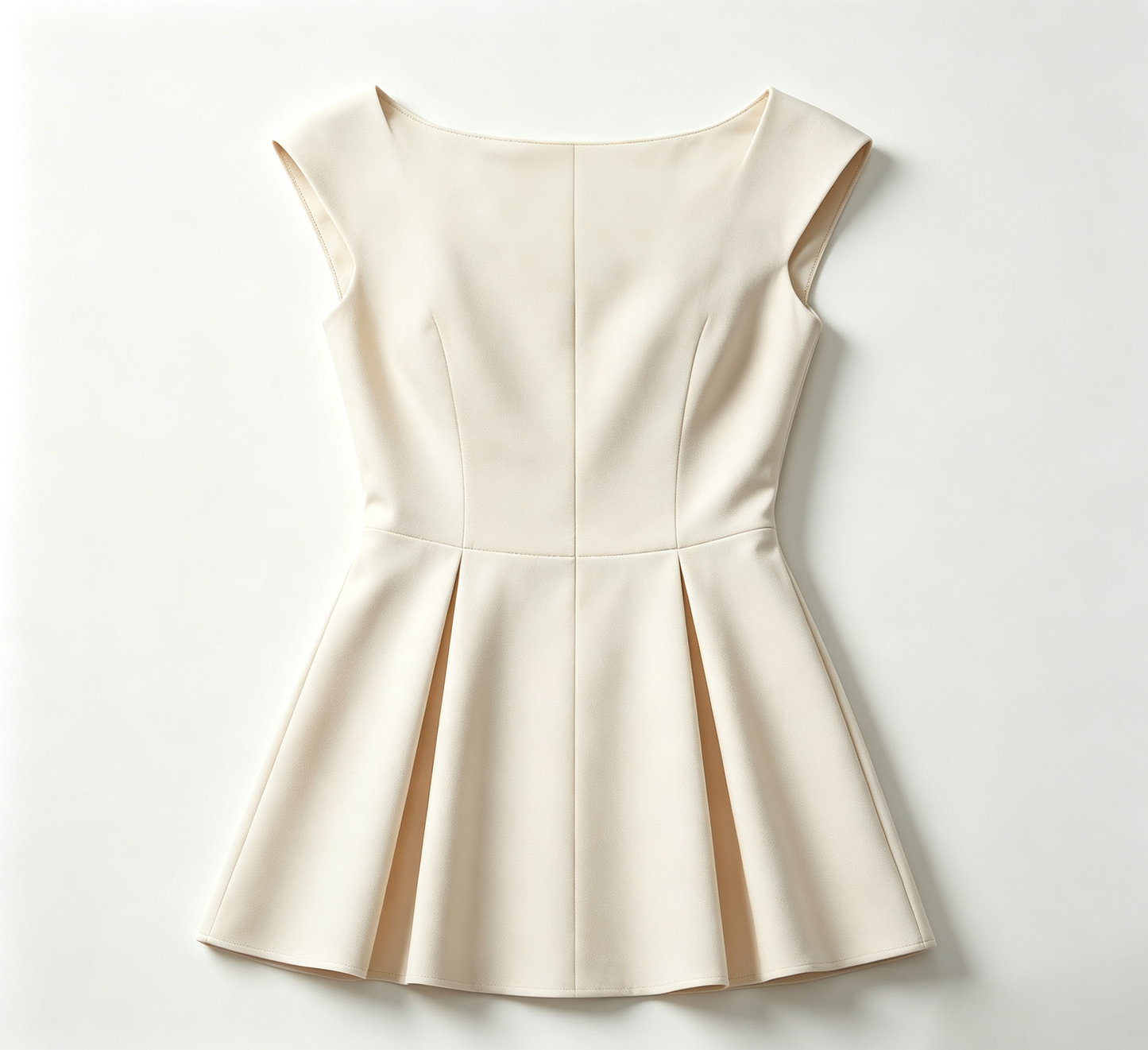 Lockbeau Sleeveless Square Neck Peplum Tops for Women Elegant Fitted Waist Flare Formal Casual Blouse