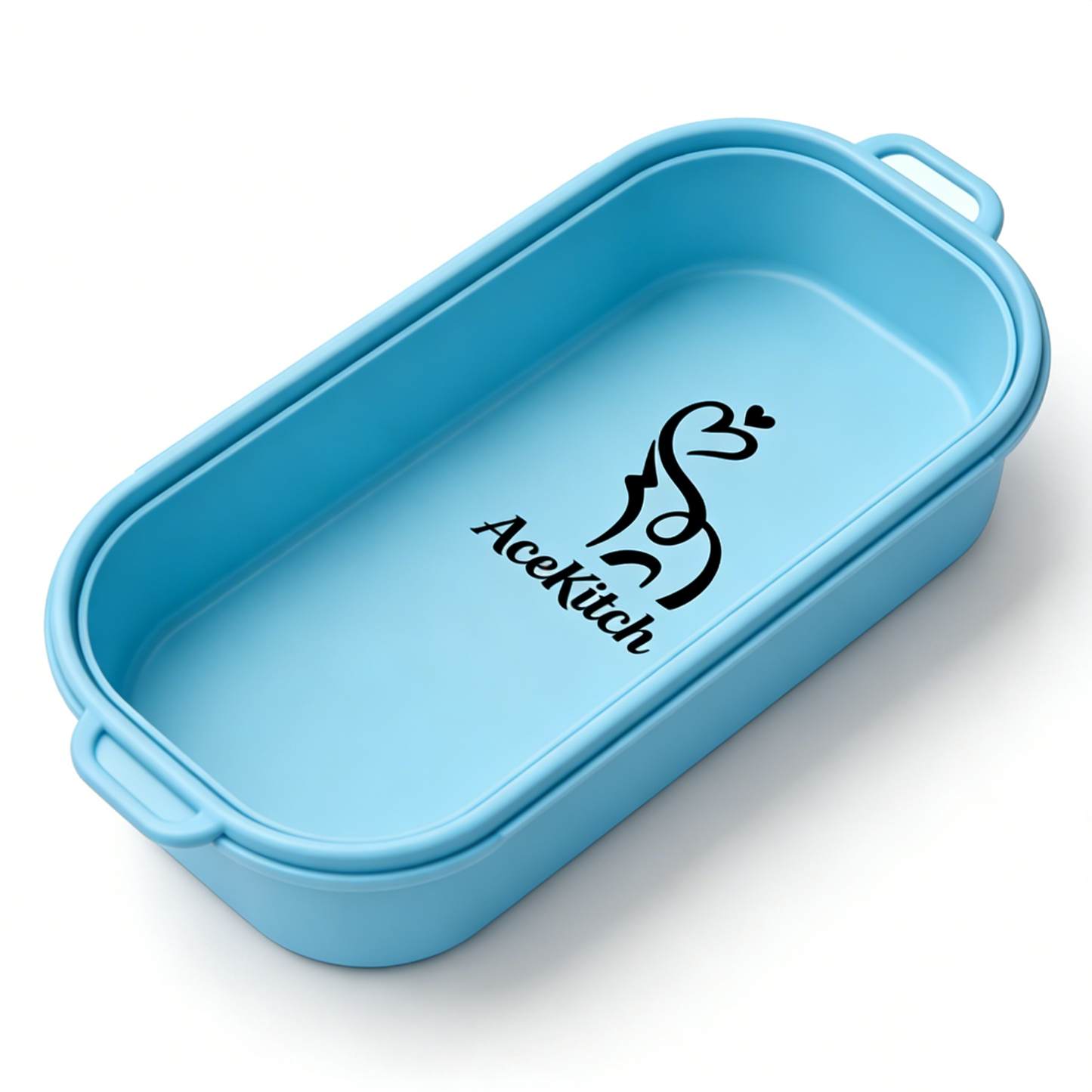 【AceKitch Light Blue Rectangular Food Storage Dish】—— Versatile Kitchen Essential for Food Prep & On-the-Go Meals