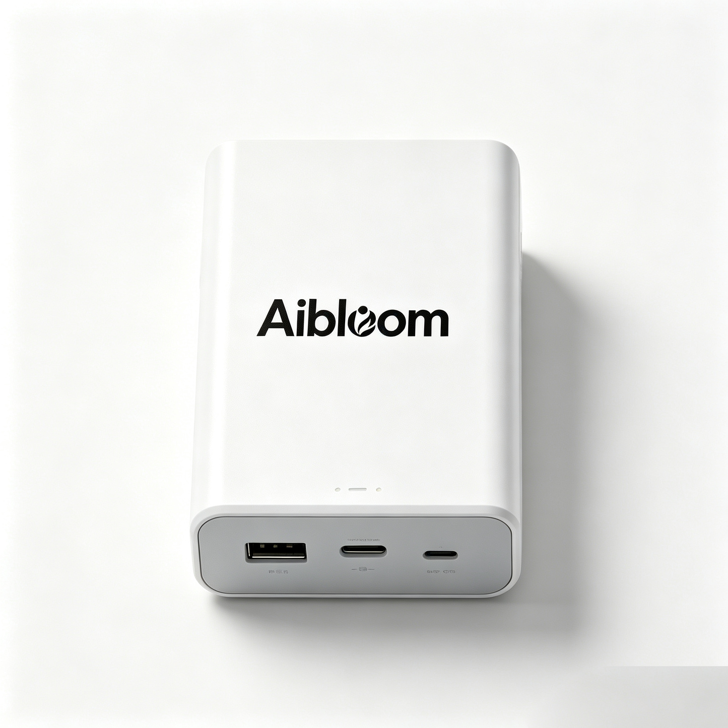 Aibloom Compact Portable Fast Charge Power Bank with Triple Charging Ports, Lightweight External Battery Charger for Travel Business Trip Outdoor