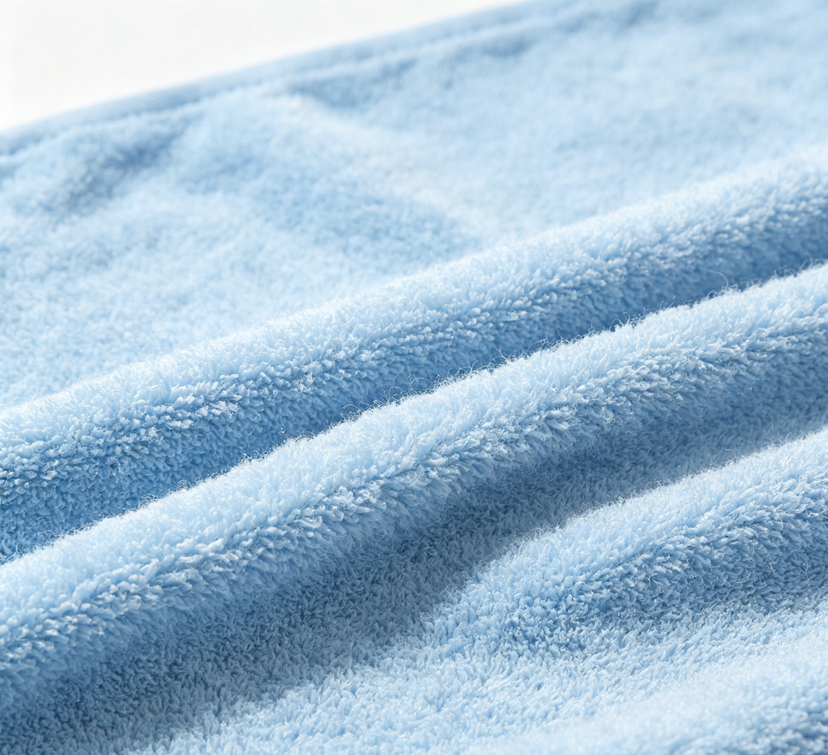 Dayto Soft Plush Face Towel, Quick Dry Absorbent Towel for Bathroom, Travel, Gym, Daily Home Use, Light Blue Multipurpose Hand Towel