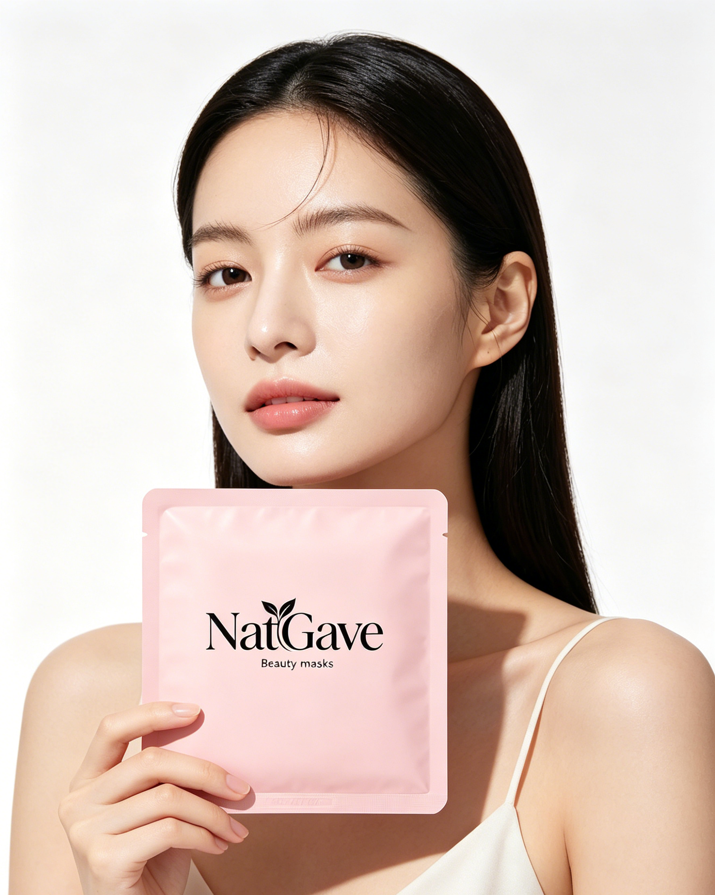 NatGave Hydrating Beauty Facial Masks, 8 Sheets Per Box, Natural Plant Extract Moisturizing Sheet Mask, Soothing Calming Glow Mask For Dry Sensitive Skin, Daily Skin Care Treatment For Women