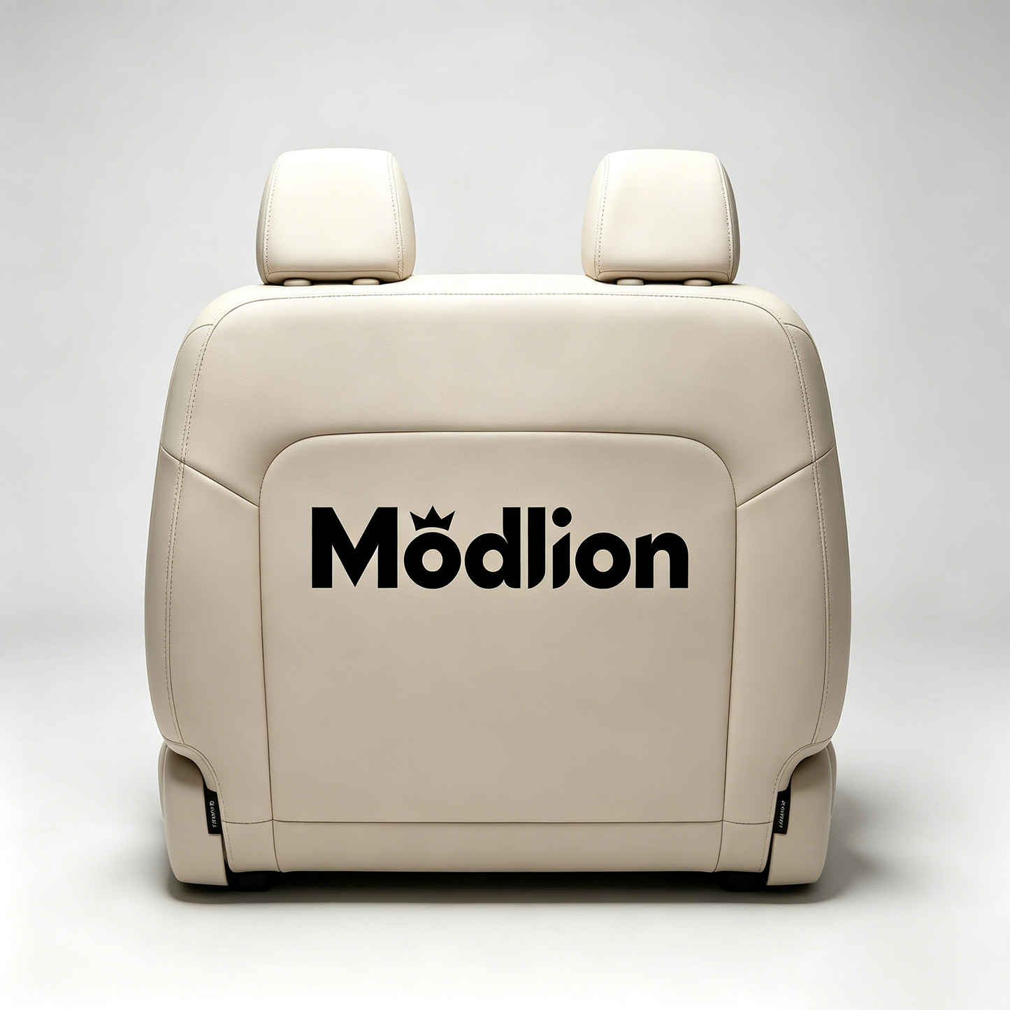 Modlion Seats for automobiles Full Set Car Seat Covers, Premium Beige Breathable Faux Leather Auto Seat Protectors, Universal Fit Waterproof Soft Automotive Seat Cushions for Most Sedans SUV Trucks