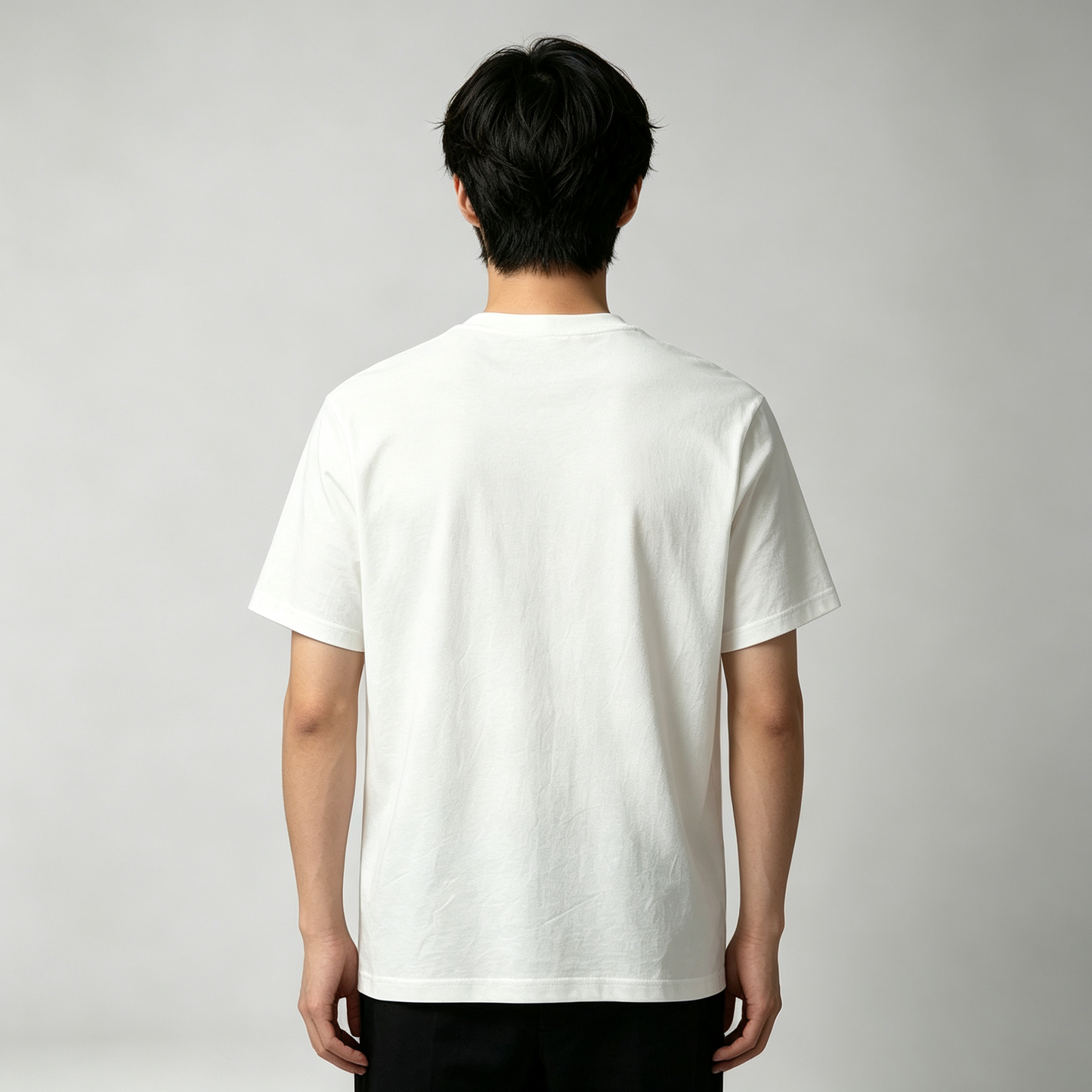 Byinin Soft Breathable Cotton T-Shirt for Men, Comfort Loose Short Sleeve Basic Tee Daily Casual & Athletic Wear