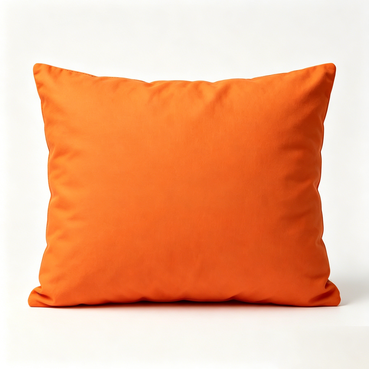Halfland Solid Orange Decorative Throw Pillow, Soft Square Accent Cushion Insert, Comfort Plush Pillow for Sofa Couch Bedroom Home Decor