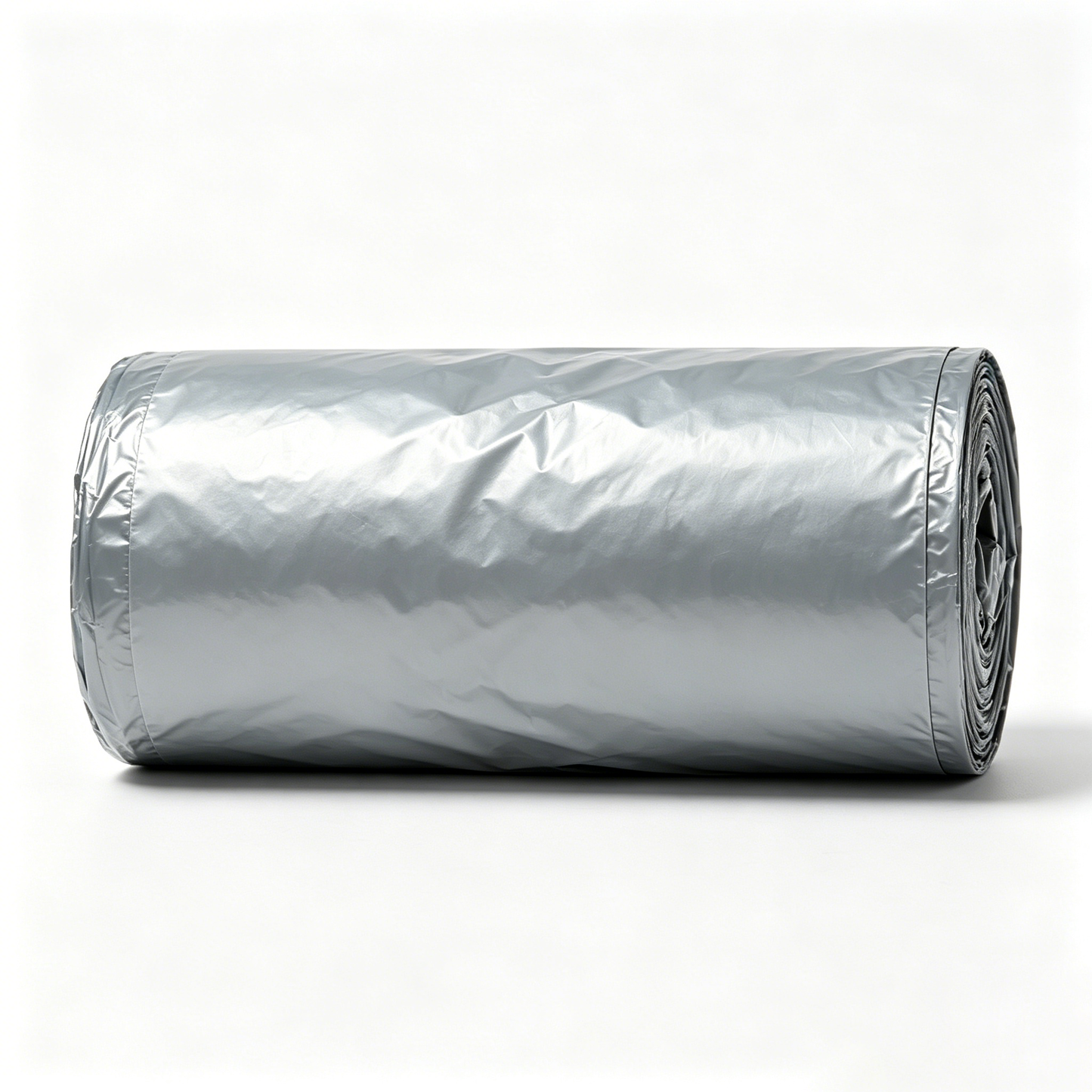Micart Silver Heavy Duty Trash Bags, 50 Count Per Roll, Thick Leakproof Garbage Bags, Multipurpose Disposable Refuse Bags for Kitchen Bathroom Office Household Cleaning