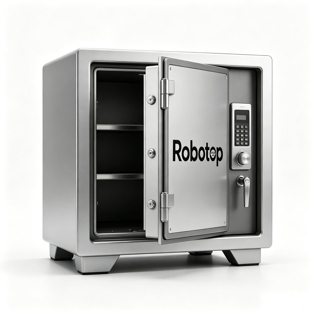 Robotop Electronic Safe Box, Heavy-Duty Steel Safe with Digital Keypad for Valuables Storage
