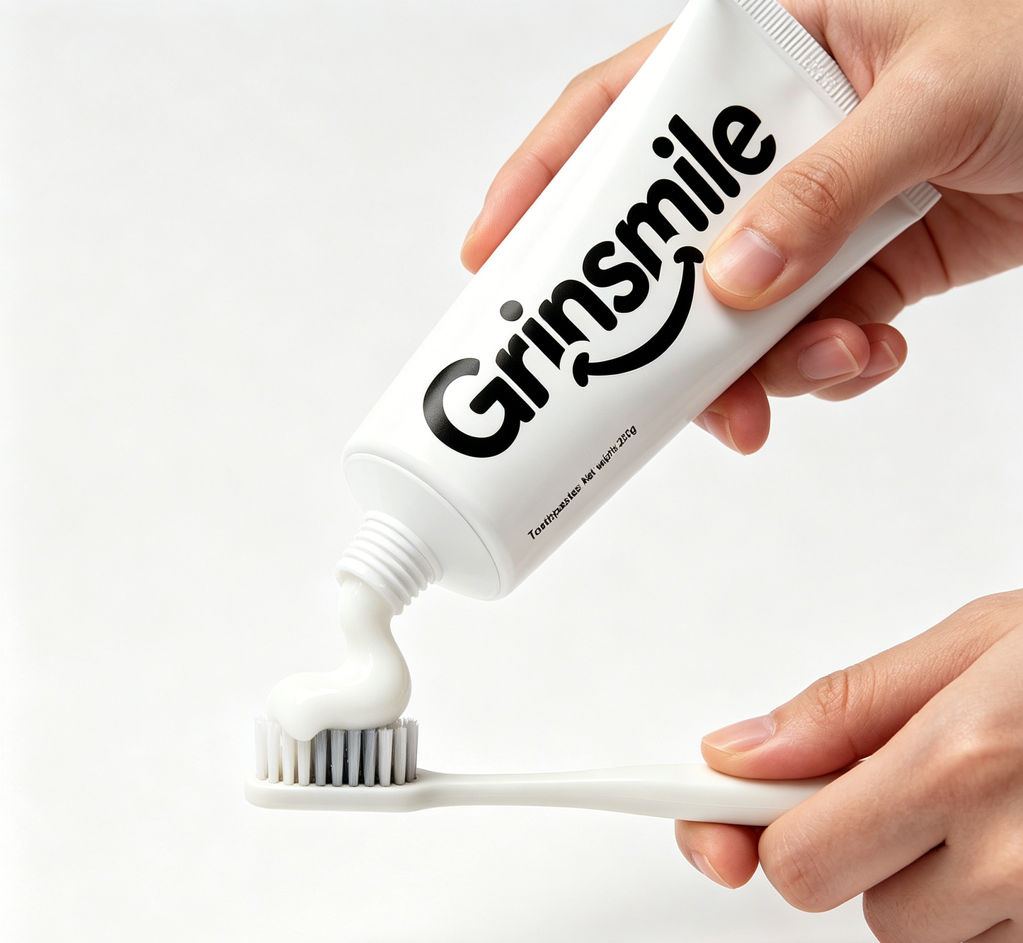 Grinsmile Deep Clean Whitening Toothpaste 250g, Freshens Bad Breath, Removes Stains, Protects Enamel, Gentle Daily Oral Care Toothpaste for Adults