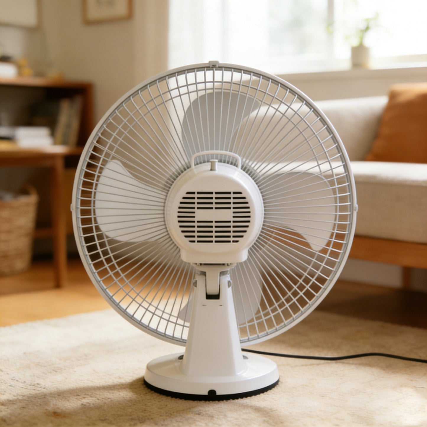 【Glodcrest Desk Electric Fan】—— Your Comfortable Companion for Home & Office