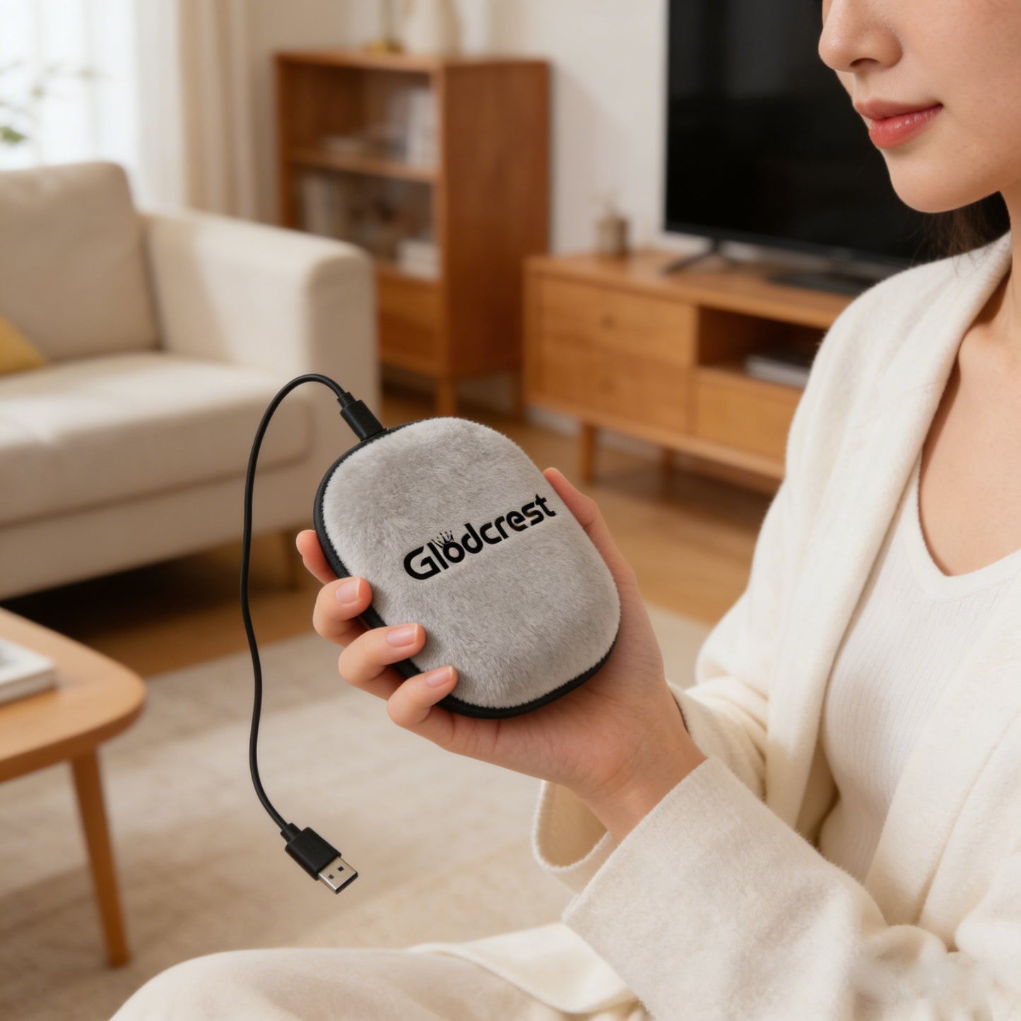 【Glodcrest USB-Powered Hand Warmer】—— Cozy Warmth On-the-Go