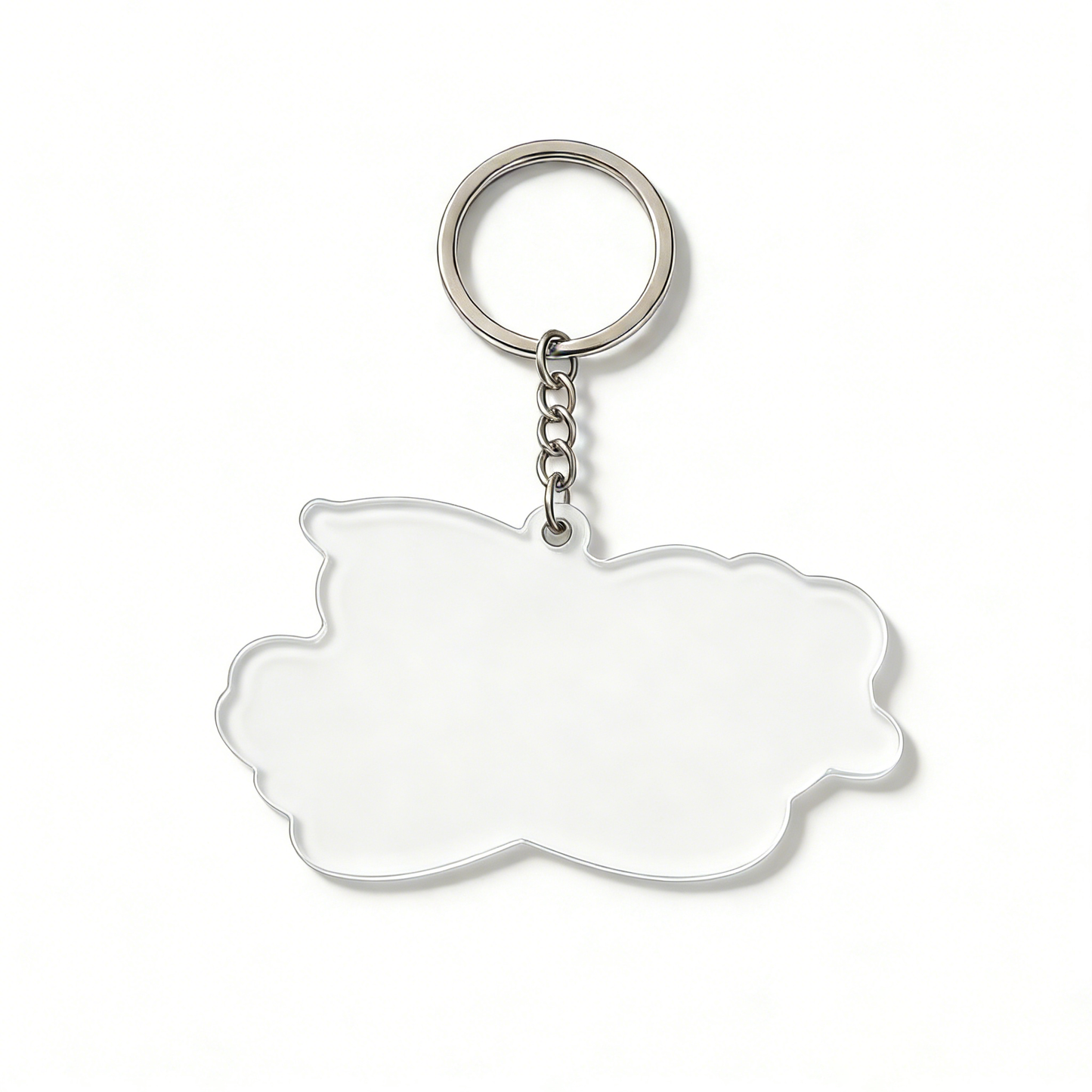 Latelove Acrylic Keychain, Cute Letter Key Ring for Women, Durable Bag Charm Key Holder for Car Keys, Backpack, Purse, Gift for Her