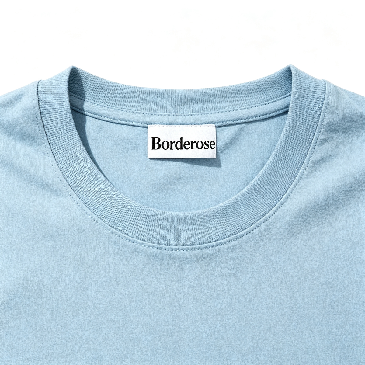 Borderose Crew Neck Short Sleeve T-Shirt, Classic Unisex Cotton Tee, Soft Lightweight Casual Basic Top for Daily Wear