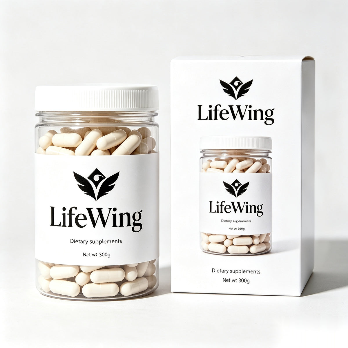LifeWing Dietary Supplement Capsules, Daily Wellness Nutritional Support, Adult Health Care Supplement Capsules for Men and Women