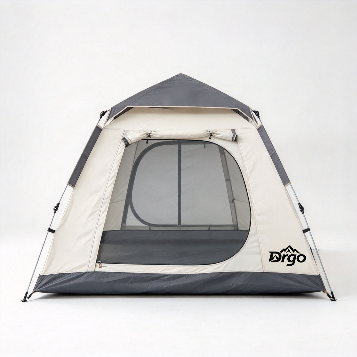Drgo Instant Pop Up Camping Tent, Waterproof Windproof Outdoor Tent with Mesh Windows for Family Camping Hiking Beach
