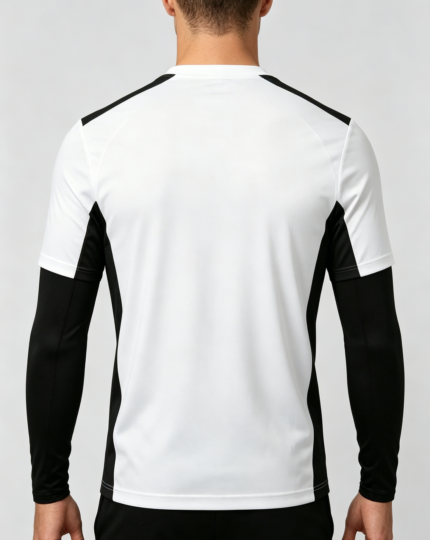 FastTrack Quick Dry Men's Color Block Workout Long Sleeve Tee, Lightweight Athletic Training Top