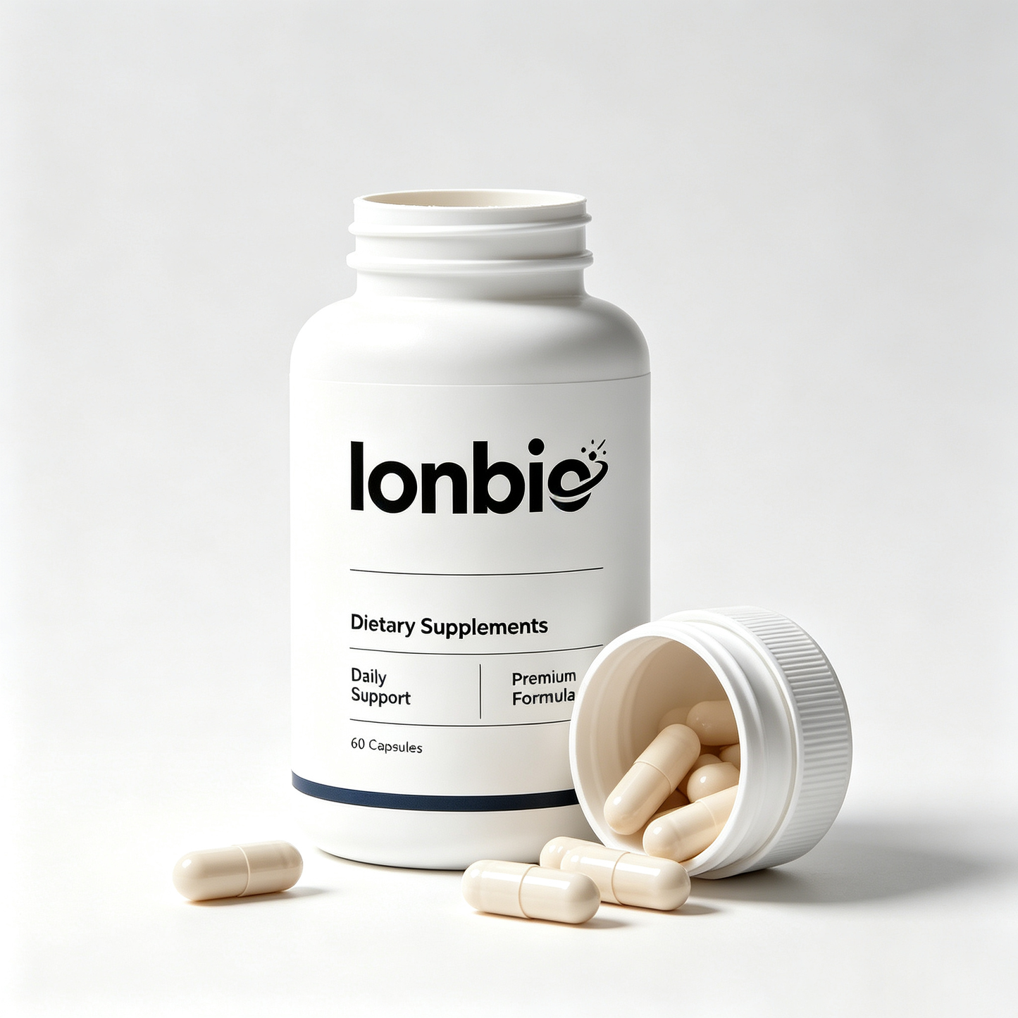 Ionbio Daily Support Dietary Supplement Capsules, Premium All-Natural Wellness Formula for Overall Body Health