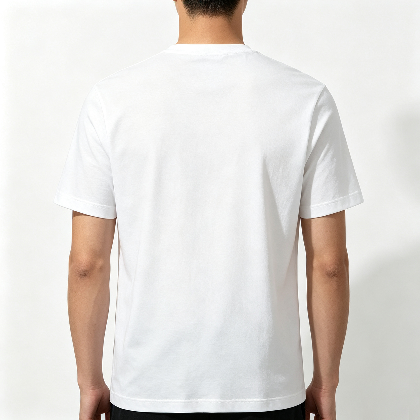 largelove Men Classic Crew Neck Short Sleeve T-Shirt, Soft 100% Cotton Basic Tee Minimal Heart Letter Graphic Casual Daily Top