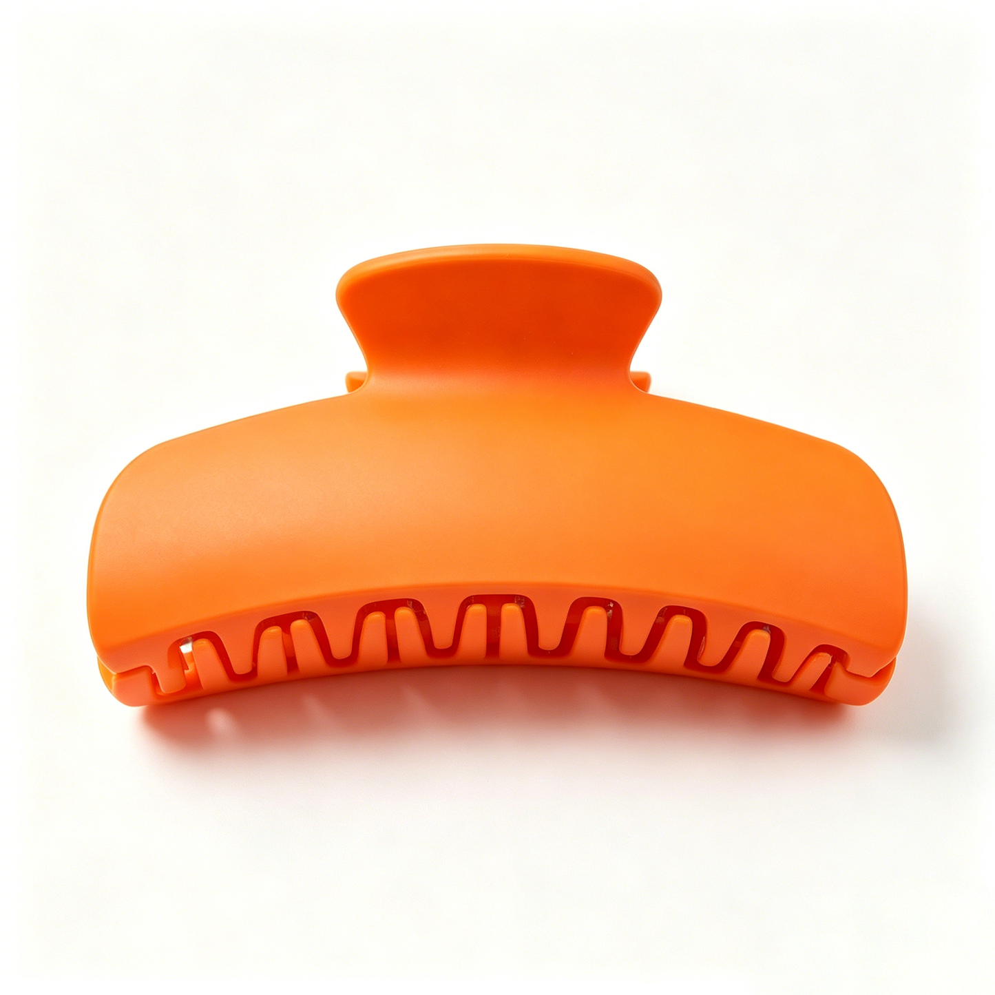 Hifad Large Matte Hair Claw Clip, Non Slip Strong Hold Curved Hair Barrettes for Thick Thin Long Hair, Fashion Styling Jaw Clips for Women Daily Makeup Shower