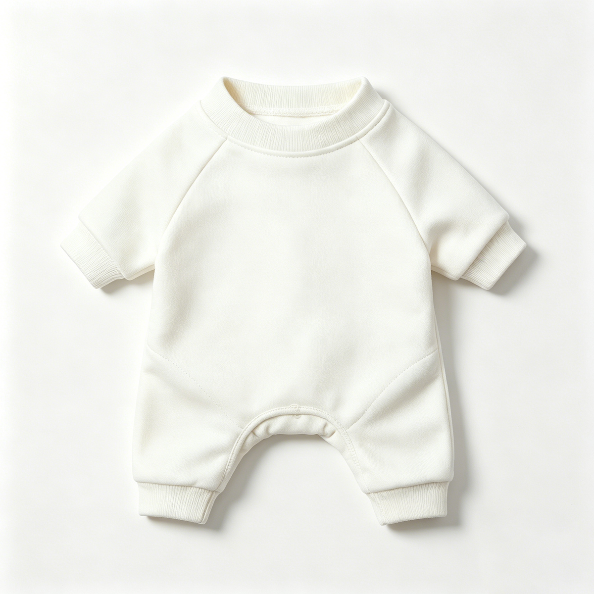 Sixline Soft Cotton Dog Jumpsuit Sweatshirt, Breathable Stretchy Pet Onesie Outfit, Comfortable Daily Wear Puppy Clothes for Small Medium Dogs