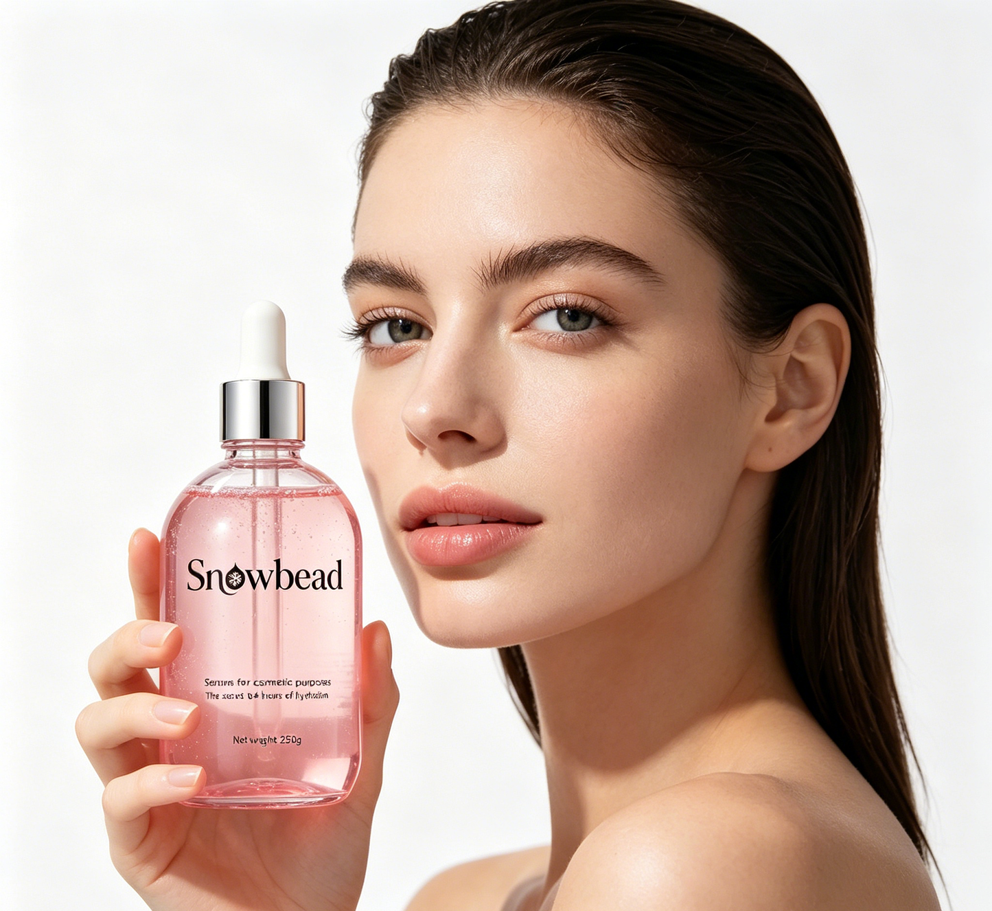 Snowbead Hydrating Face Serum, Long-Lasting 24hr Moisture Boost for All Skin Types