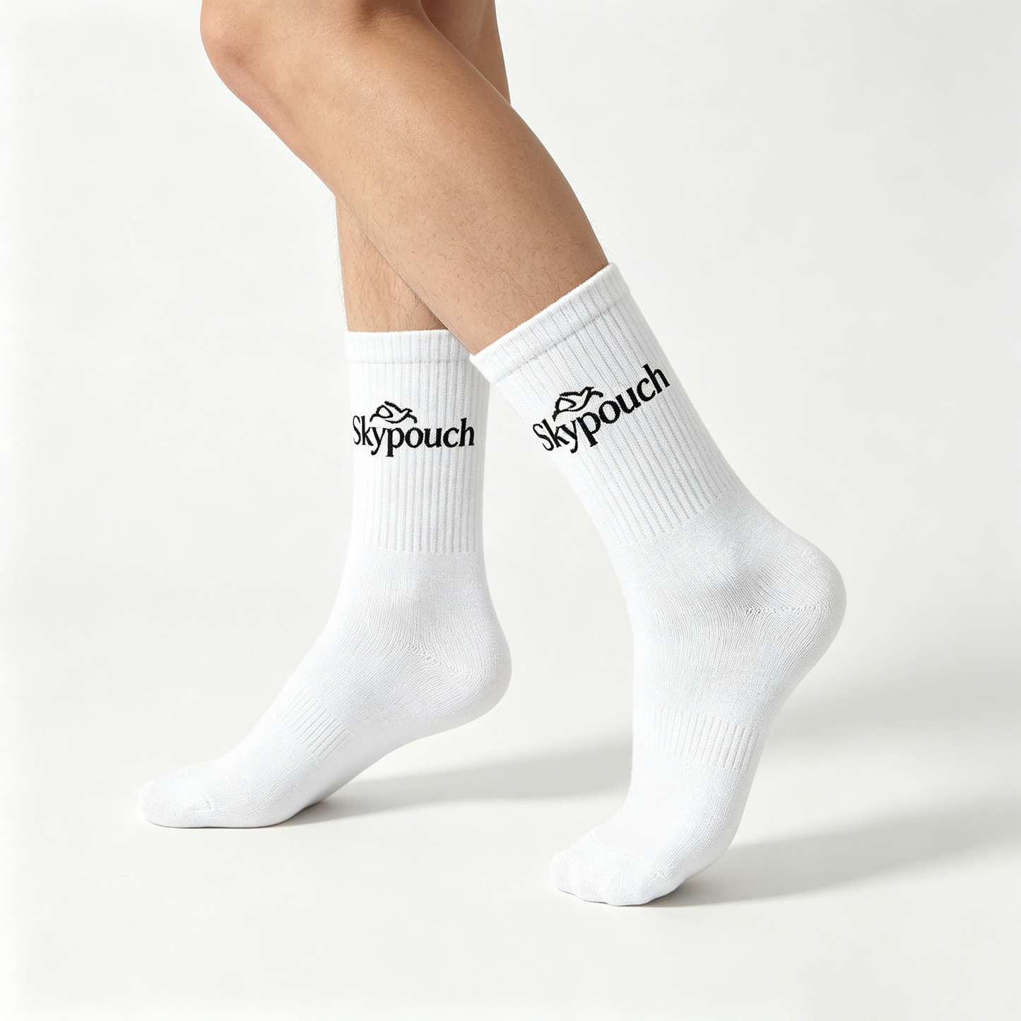 【Skypouch Mid-Calf Crew Socks】—— Comfortable Daily Essential for All Occasions