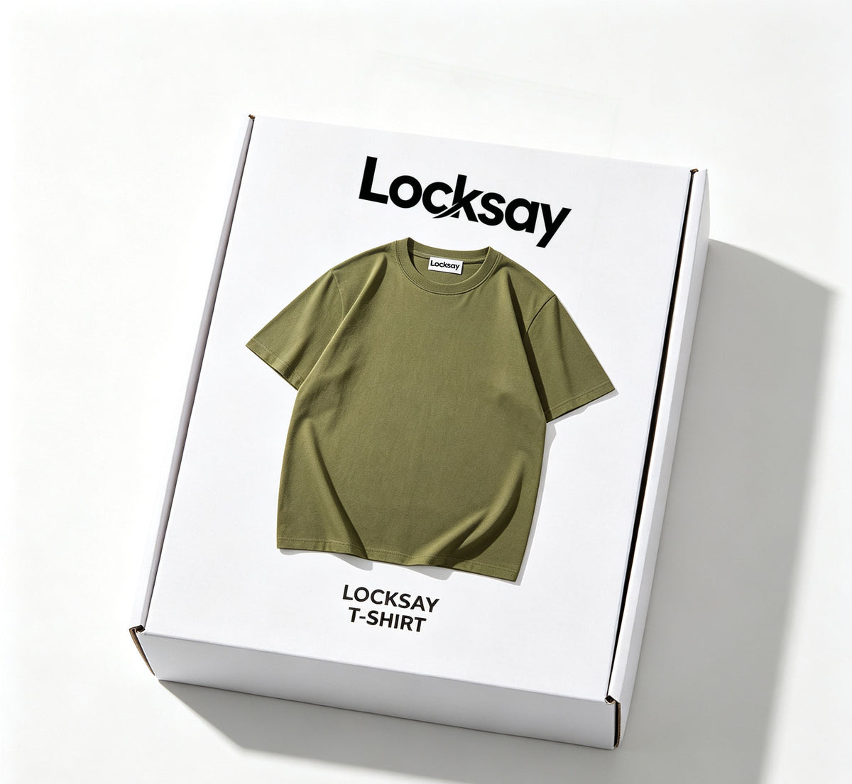 Locksay Crew Neck Short Sleeve T-Shirt, Premium Cotton Solid Color Basic Tee, Unisex Soft Breathable Casual T-Shirt for Daily Wear