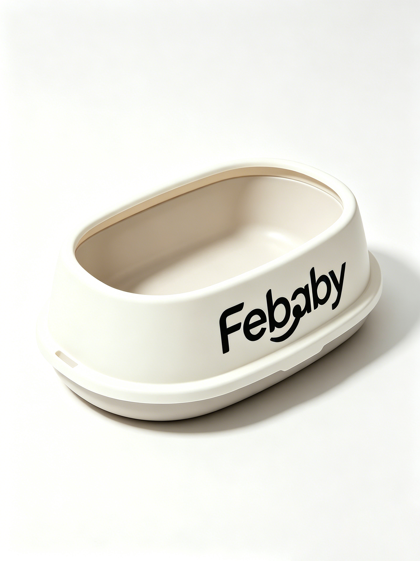 【Febaby Semi-Open Cat Litter Box】—— Your Cat’s Clean & Stylish Toilet Choice