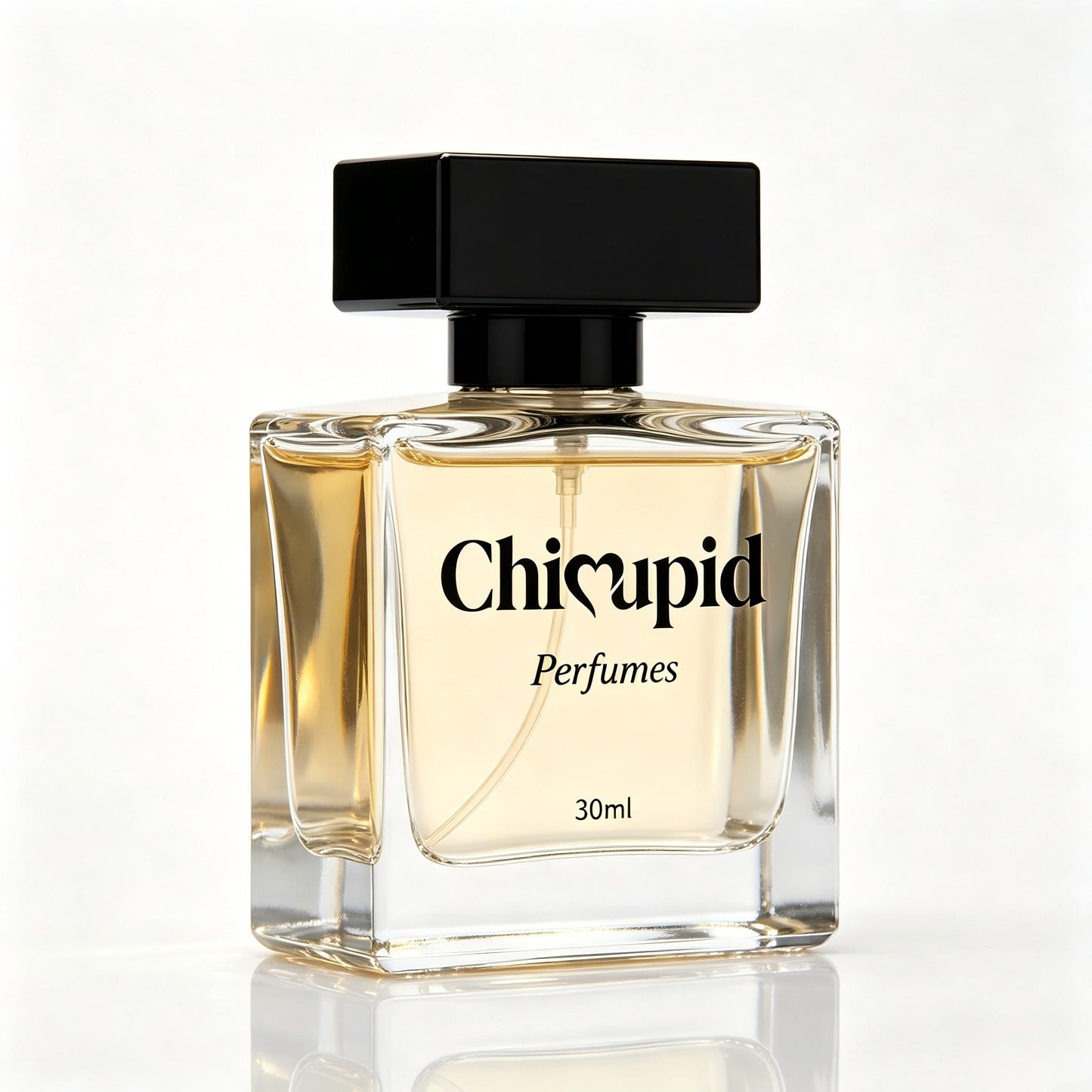 Chicupid 30ml Eau de Toilette Perfumes, Long Lasting Light Fragrance Perfume for Women & Men, Classic Square Glass Bottle Daily Cologne with Luxury Golden Gift Box